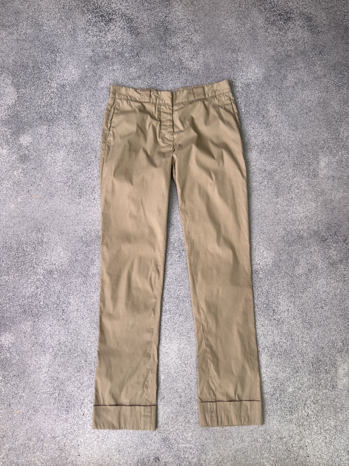 Prada × Vintage Vintage Prada Milano Beige women’s Chino Pants Size 27" / US 4 / IT 40 - 2 Thumbnail