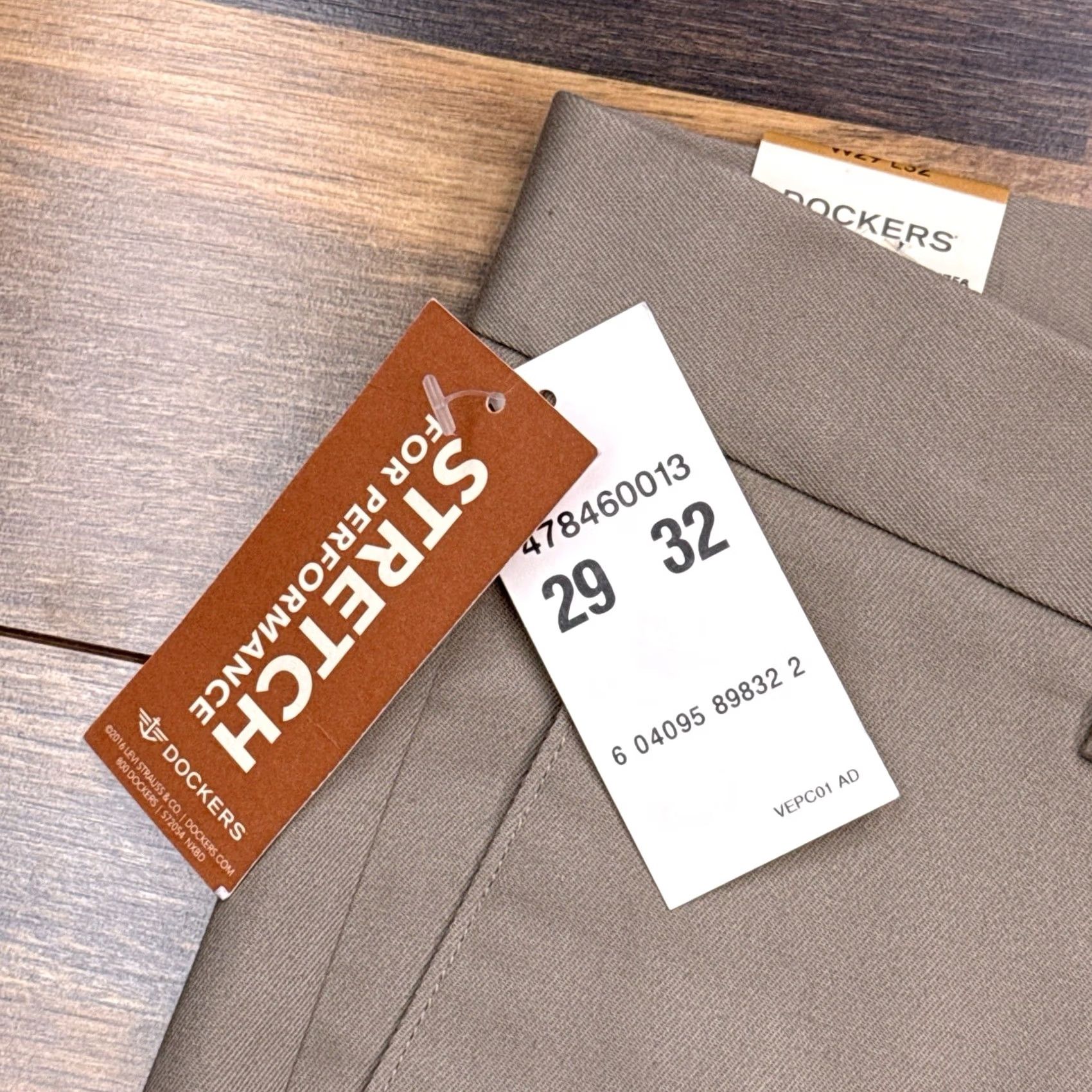 Dockers Dockers Signature Khaki Pants Mens 29x32 Tan Slim Performance New Size US 29 - 6 Thumbnail