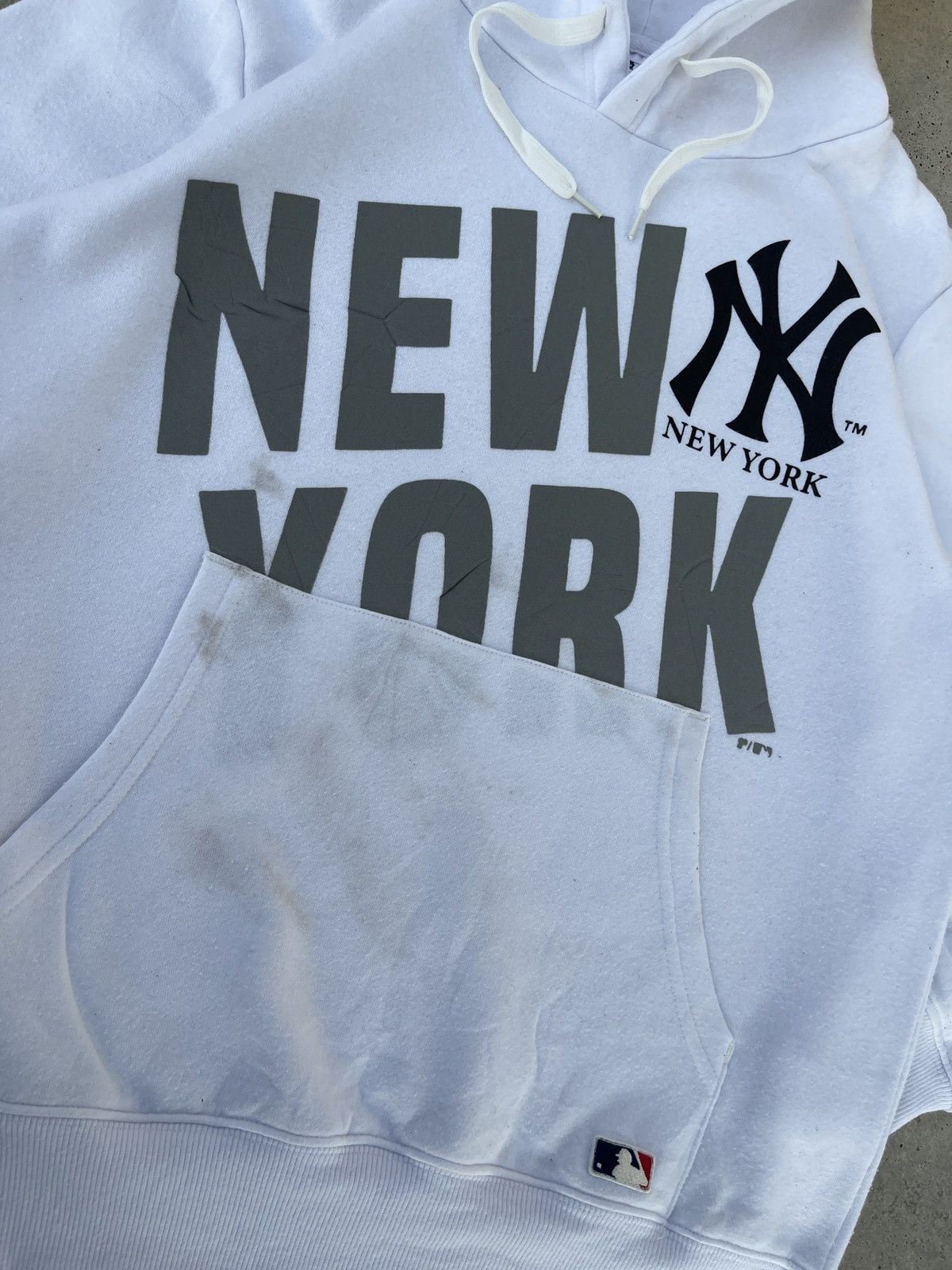 MLB × Vintage MLB New York Pullover Hoodie Size US M / EU 48-50 / 2 - 6 Thumbnail