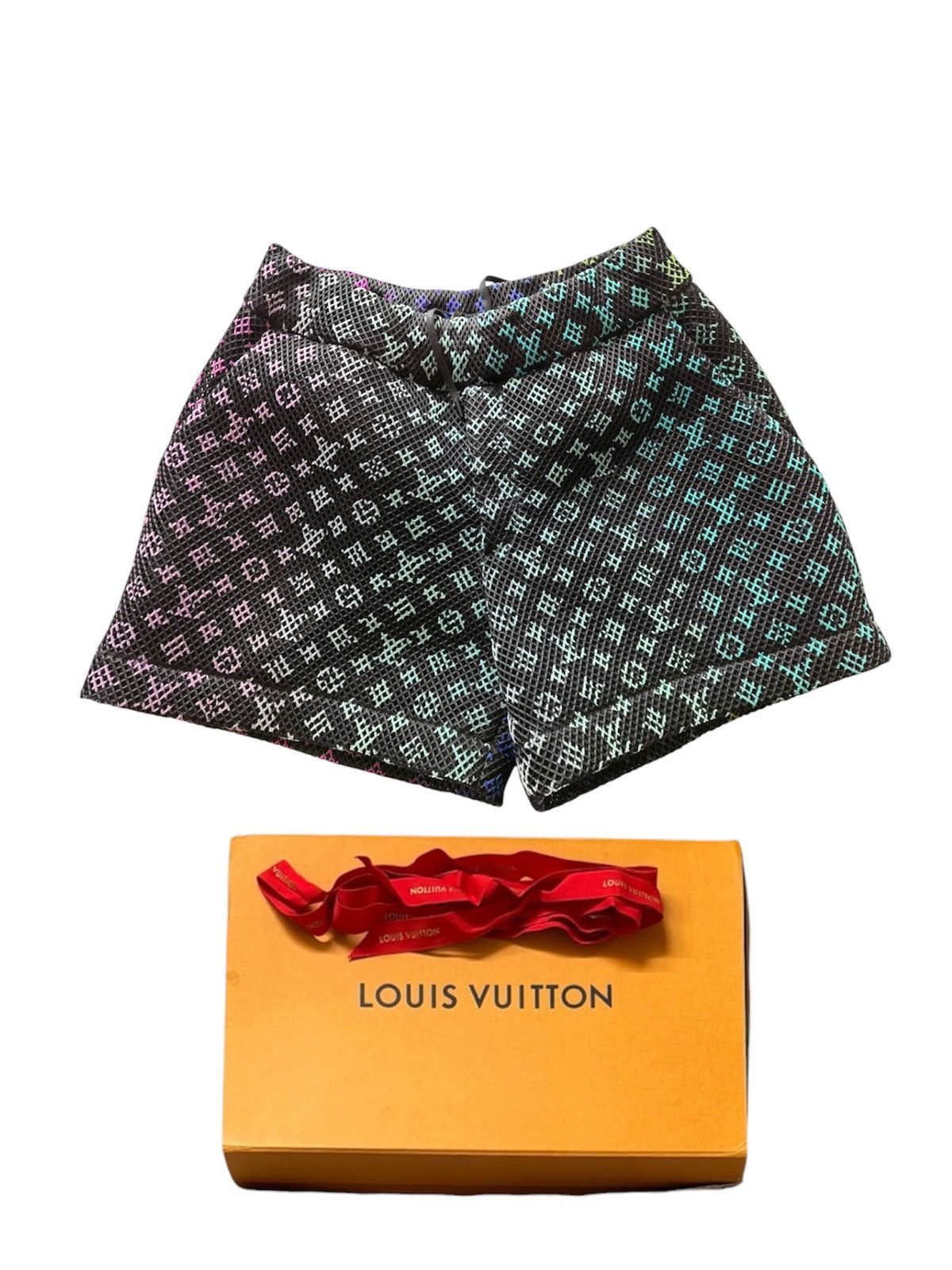 Louis Vuitton Louis Vuitton 36 Gradient Monogram Mesh Short Size US 36 / EU 52 - 1 Thumbnail