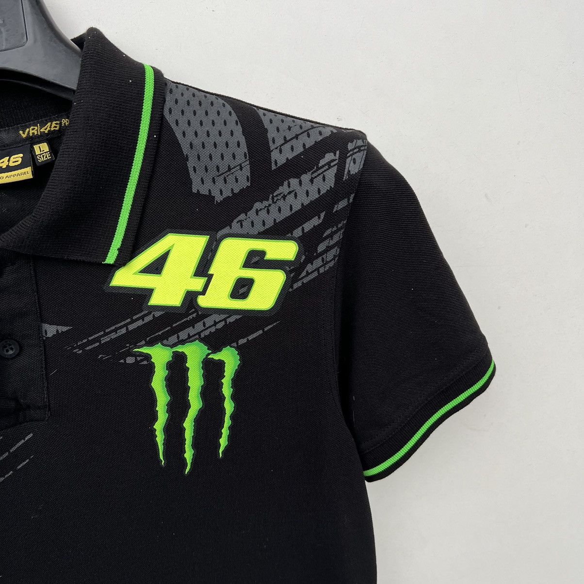 Vintage Vintage Valentino Rossi VR 46 Monster Polo Size US L / EU 52-54 / 3 - 2 Thumbnail
