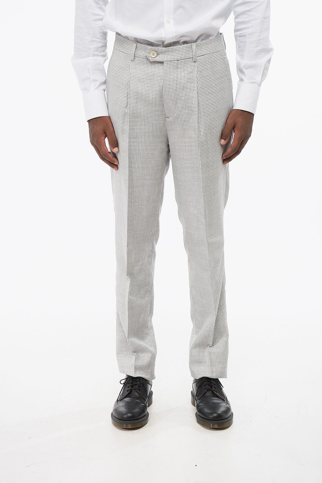 Brunello Cucinelli og1mm0725 Double-breasted Wool Blend Suit in Grey Size US M / EU 48-50 / 2 - 7 Thumbnail