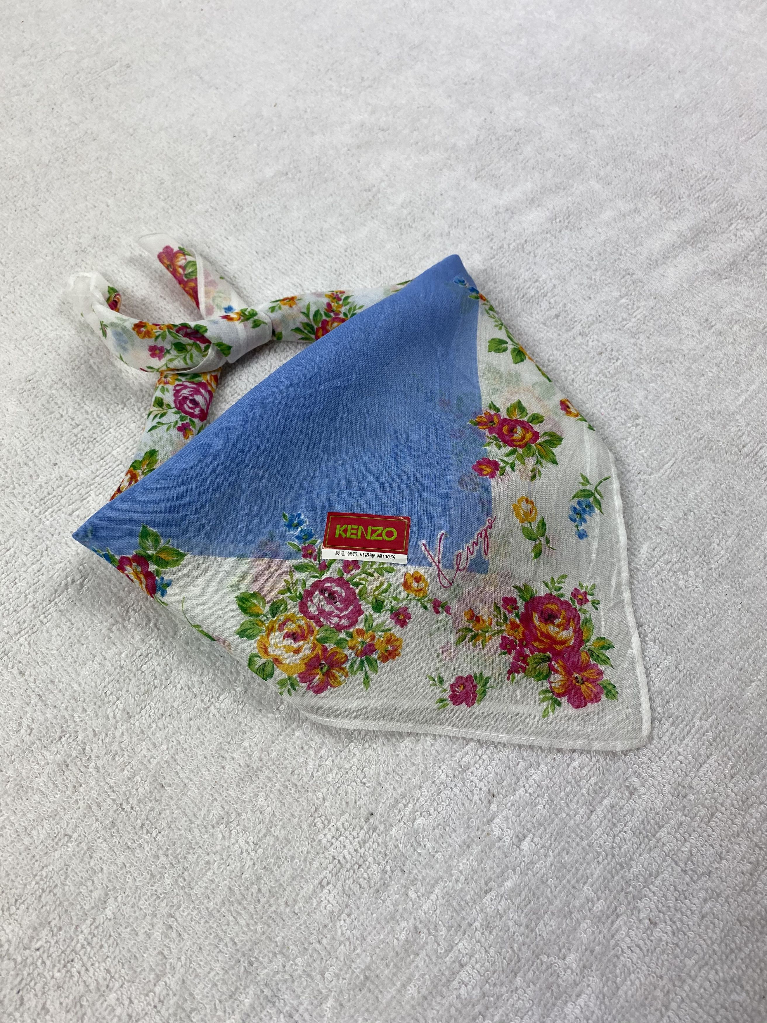 Kenzo Kenzo Floral Handkerchief / Bandana / Neckerchief Size ONE SIZE - 2 Thumbnail