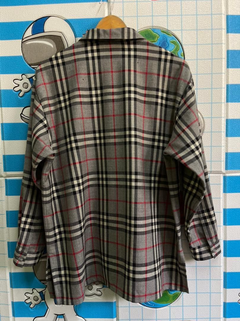 Burberry Vintage Burberrys Flannel Nova Check Shirt Size US L / EU 52-54 / 3 - 2 Thumbnail