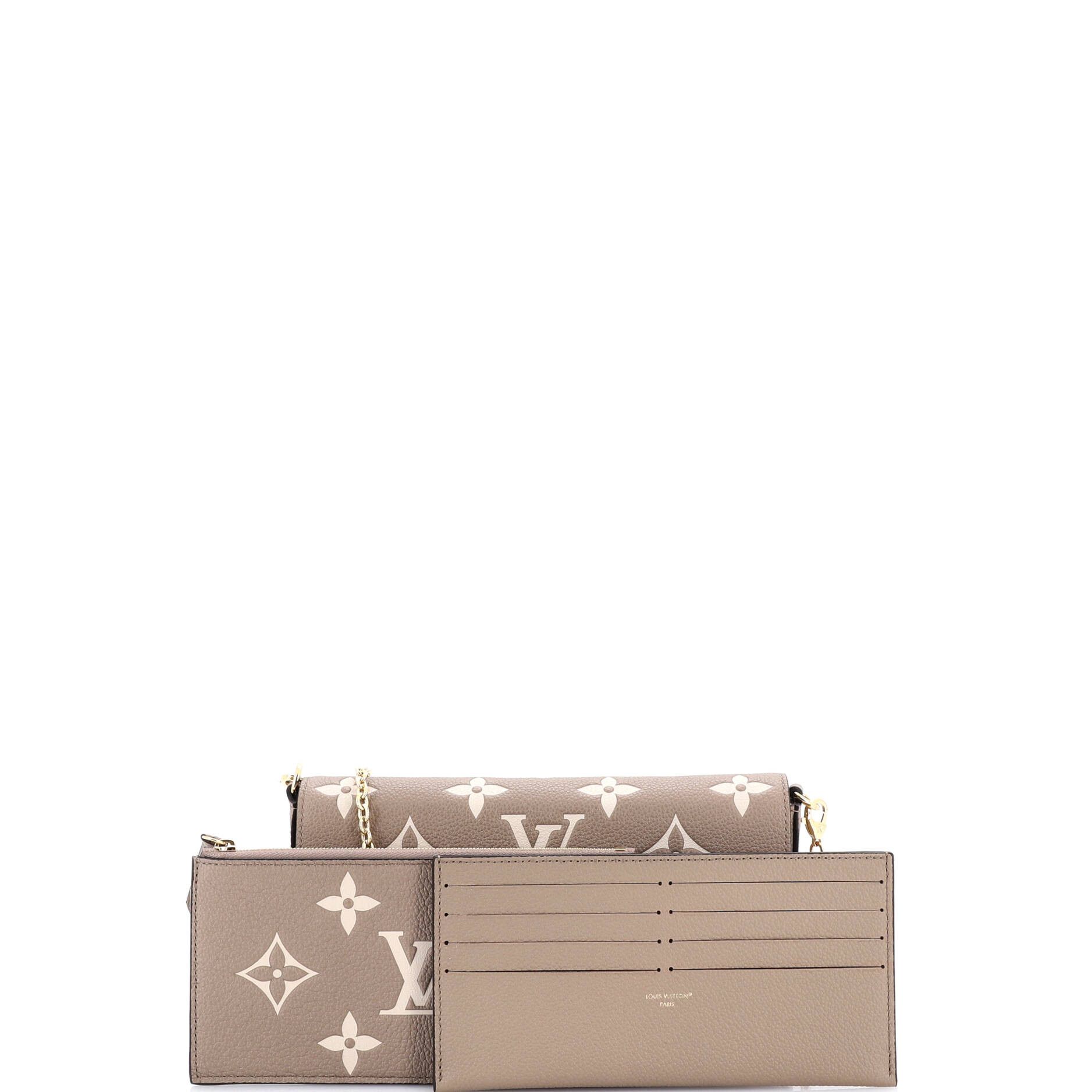 Louis Vuitton Felicie Pochette Bicolor Monogram Empreinte Giant Size ONE SIZE - 1 Thumbnail