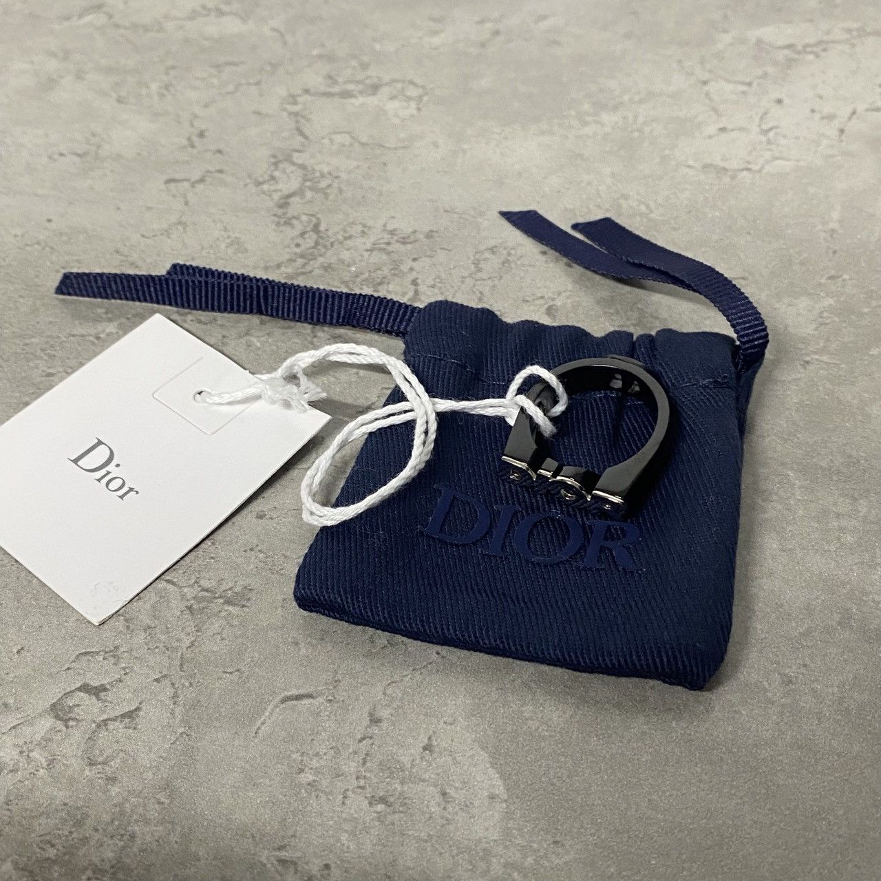 Dior Dior mens ring silver comic oblique monogram jewelry chain Size ONE SIZE - 5 Thumbnail