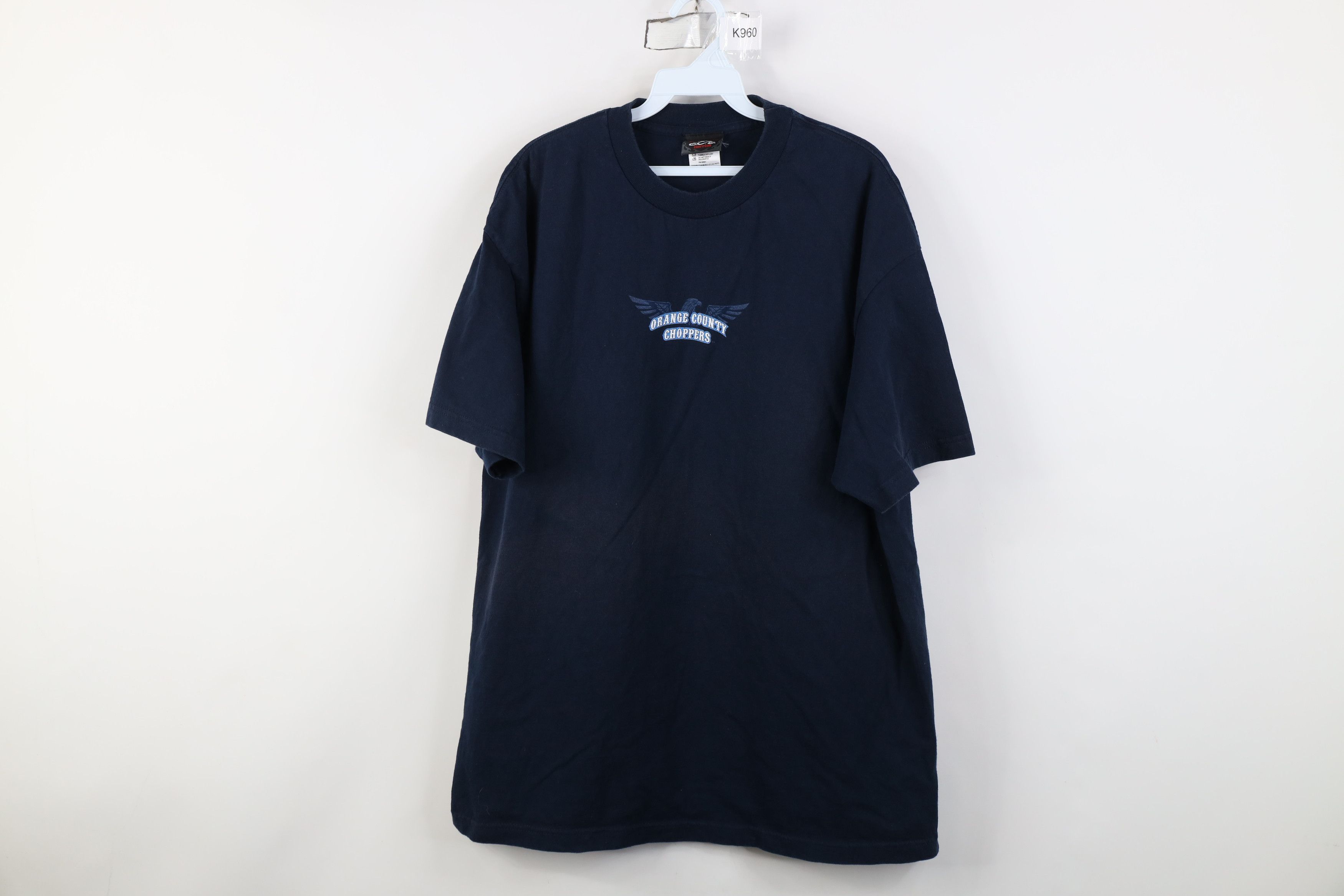Vintage Vintage Y2K Choppers New York Motorcycle Eagle T-Shirt Size US XL / EU 56 / 4 - 1 Thumbnail