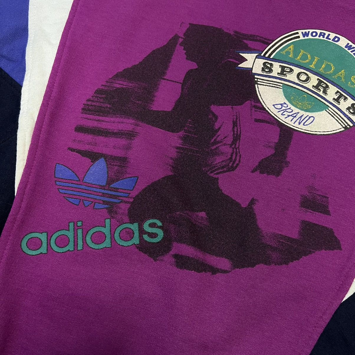 Vintage Adidas Vintage World Wide Brand Very Rare Sweatshirt Size US L / EU 52-54 / 3 - 12 Thumbnail