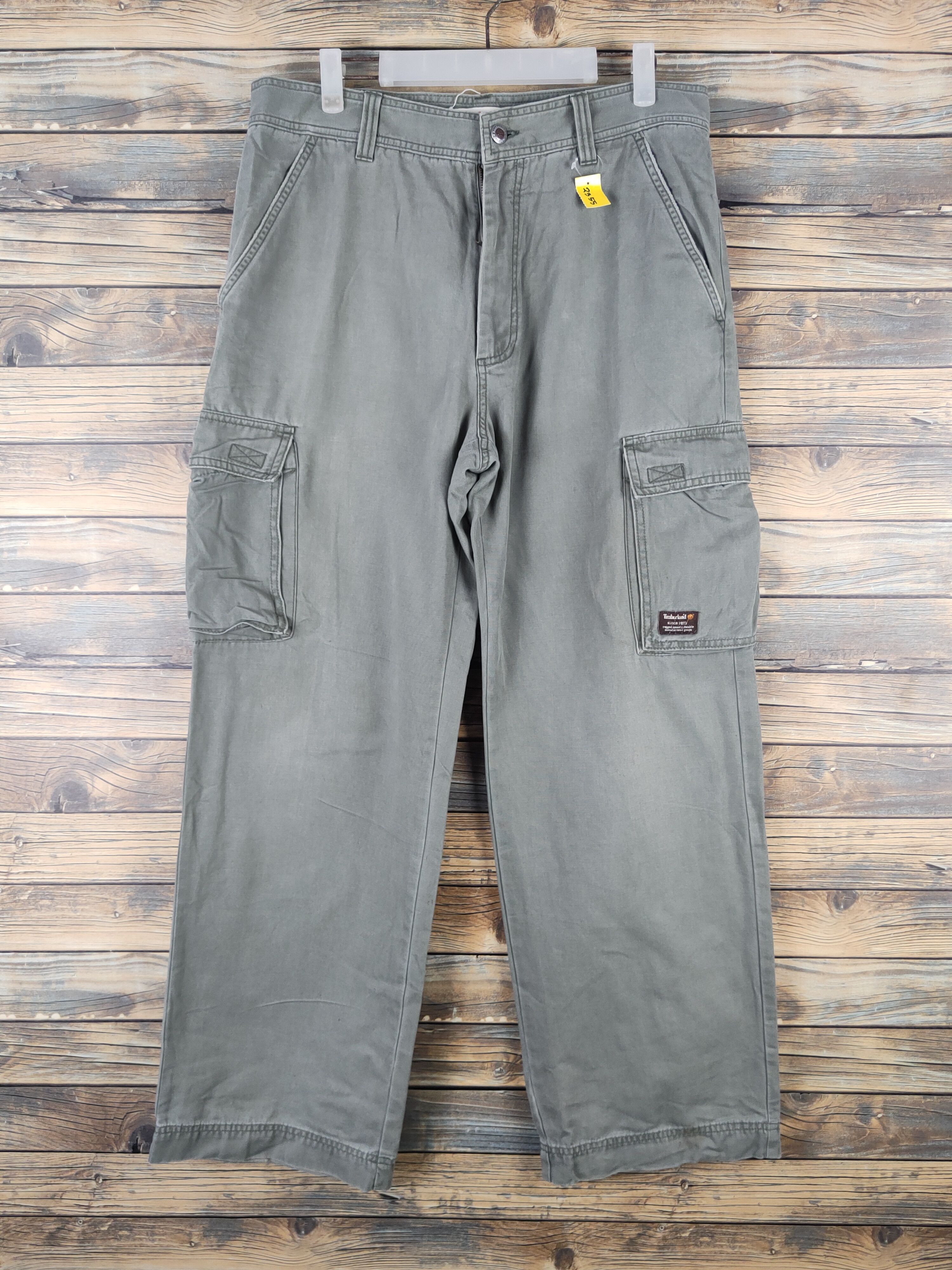 Timberland DLL Timberland Army Green Multipocket Cargo Pants #2355 Size US 34 / EU 50 - 1 Thumbnail