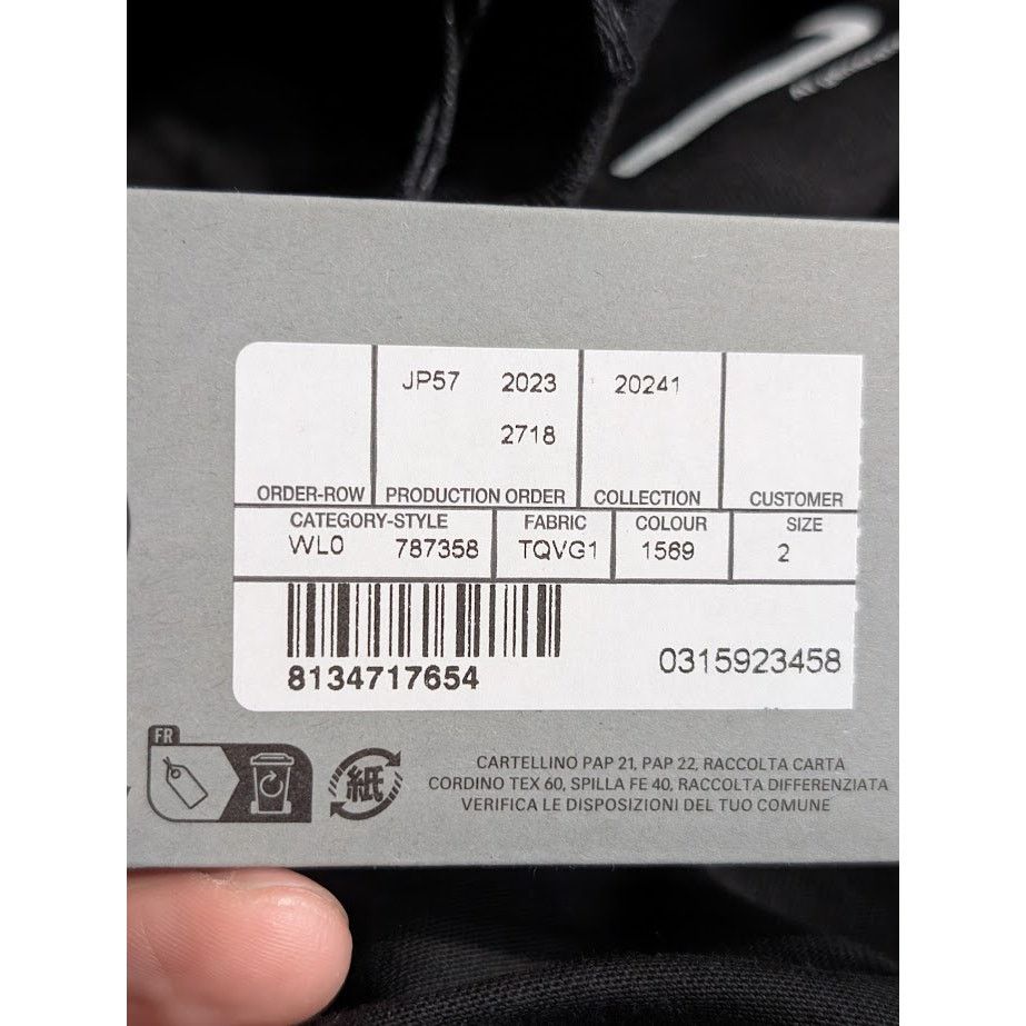Balenciaga o1rshd1 Inside Out T-Shirt in Faded Black/White Size US M / EU 48-50 / 2 - 23 Thumbnail