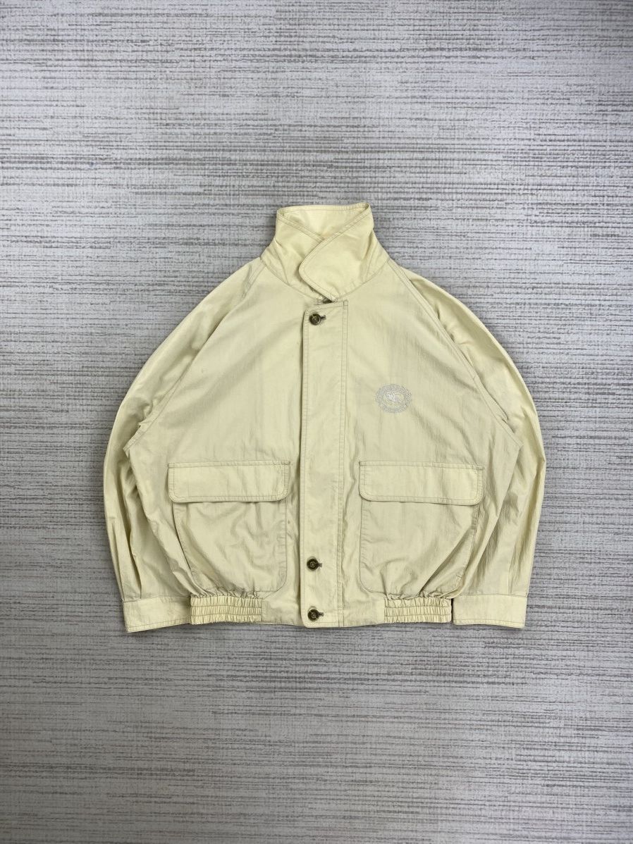 Burberry × Vintage Vintage 80s Burberrys Embroidery Logo Zipper Jacket Size US L / EU 52-54 / 3 - 6 Thumbnail