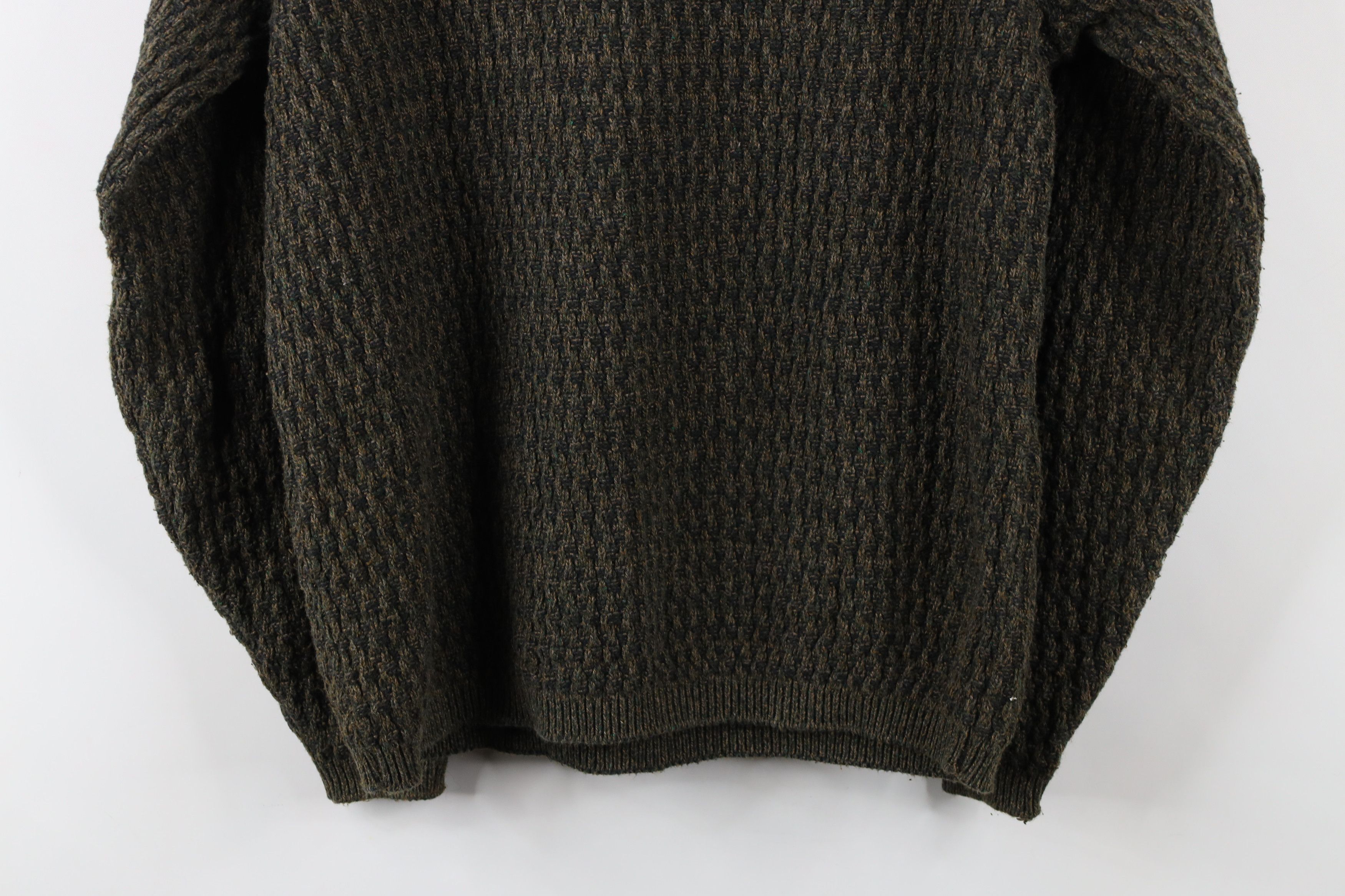 Vintage Vintage 90s Streetwear Weave Knit Henley Sweater USA Size US S / EU 44-46 / 1 - 8 Thumbnail