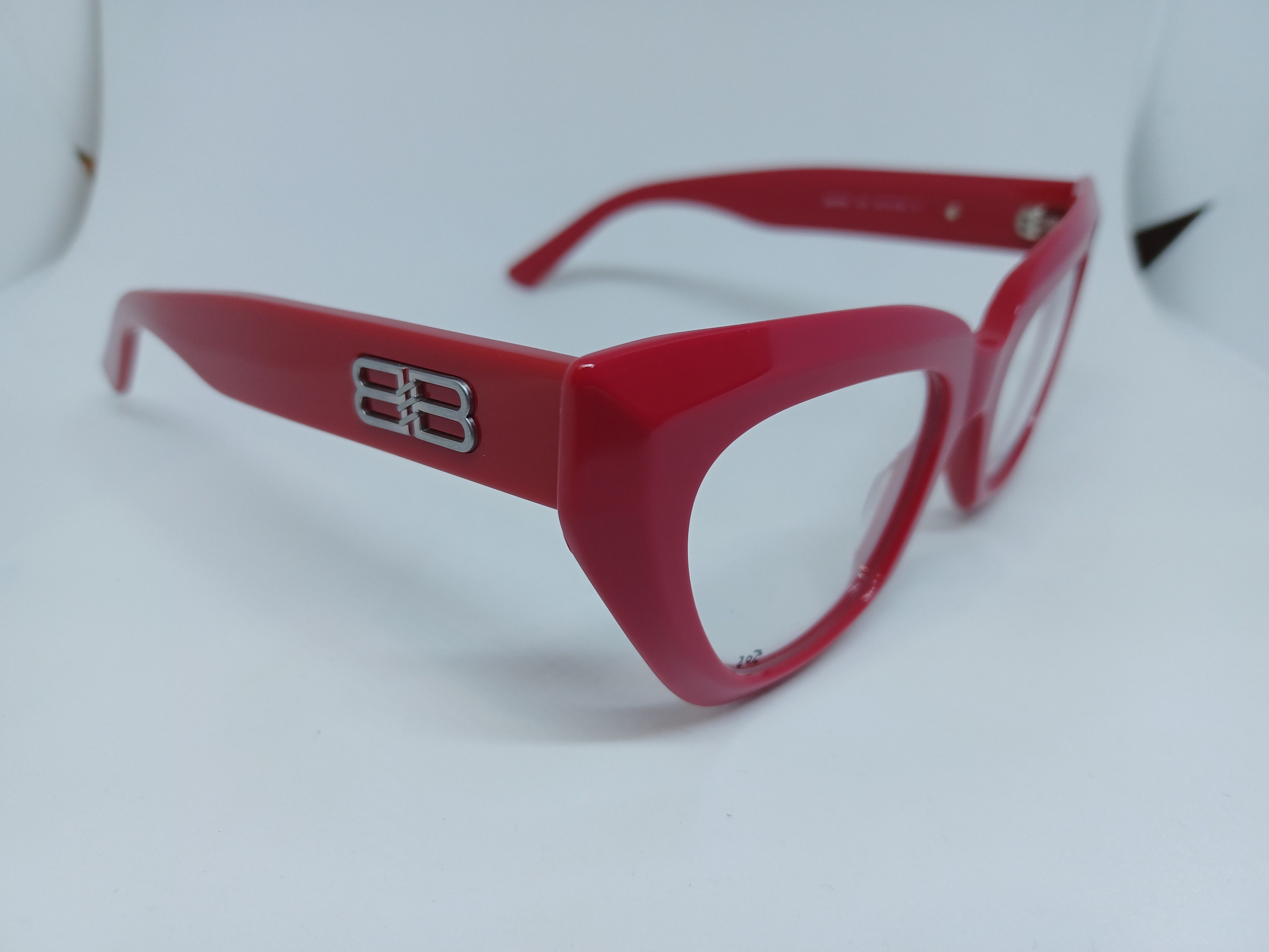 Balenciaga Balenciaga BB0238/S Fuchsia Soft Cat Eye Glasses — Brand New Size ONE SIZE - 4 Thumbnail
