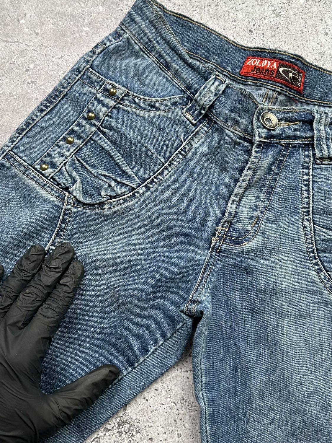 Japanese Brand Vintage Cargo Jeans C457(V568) Size 27" / US 4 / IT 40 - 5 Thumbnail