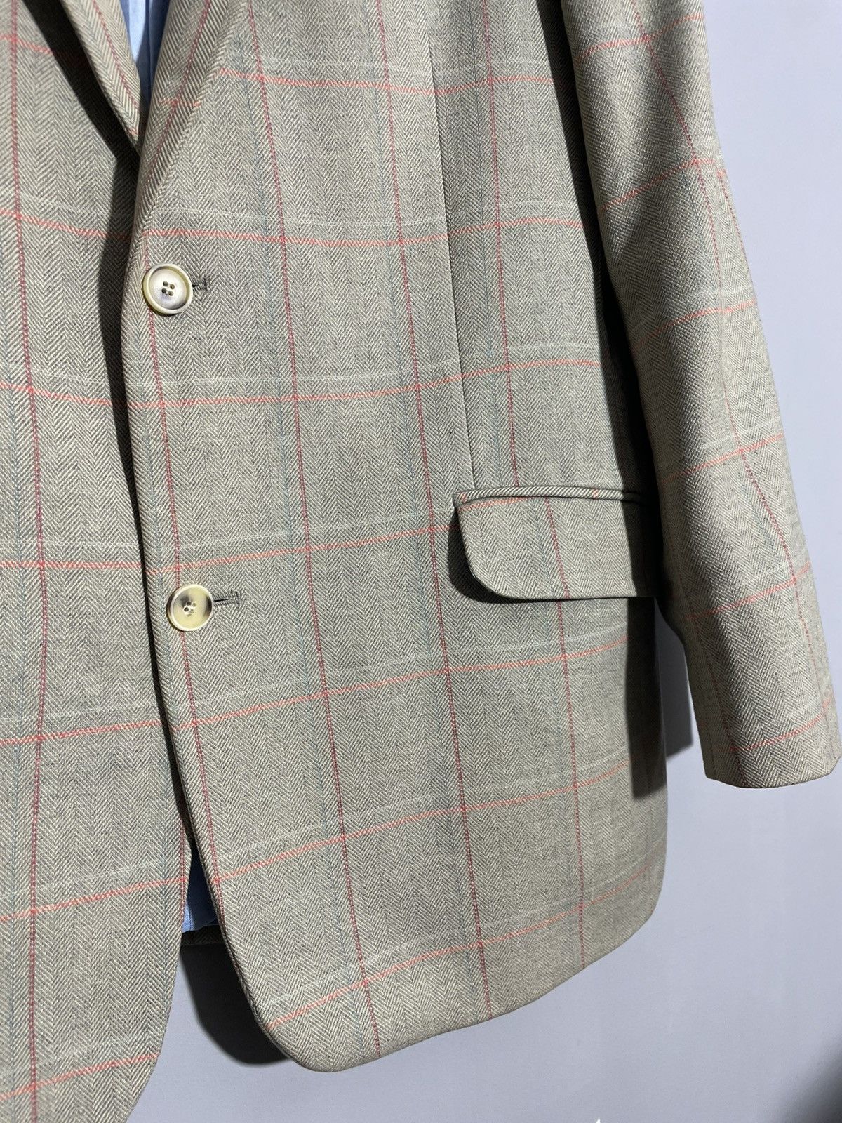 Other Robert Noble Santinelli Tailoring Check Pattern blazer Size 42R - 7 Thumbnail