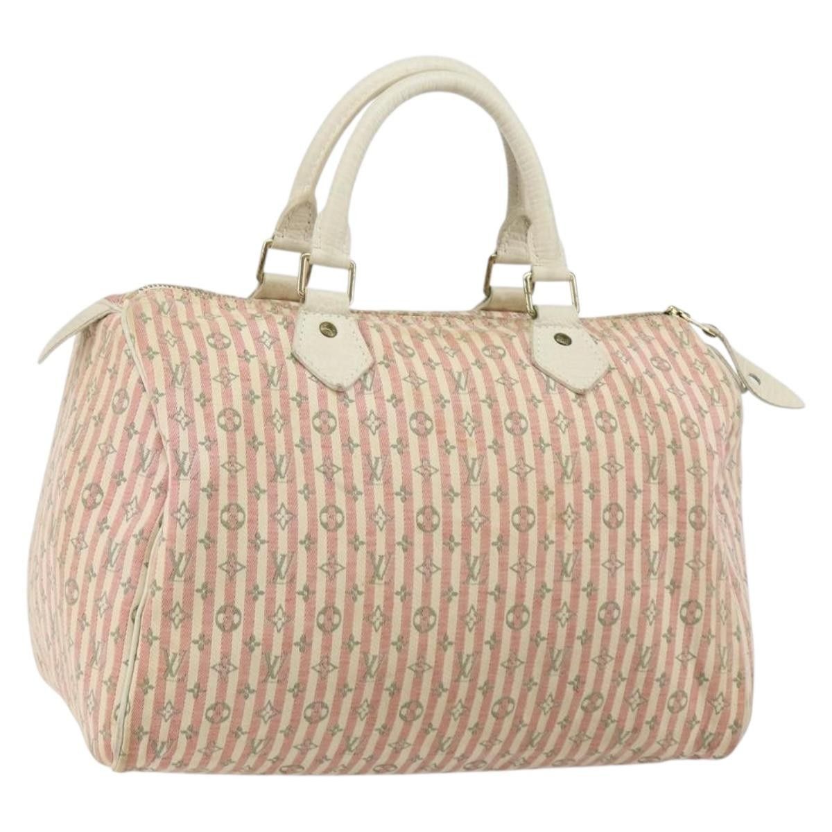 Louis Vuitton Louis Vuitton Speedy Handbag Mini Lin Size ONE SIZE - 1 Thumbnail