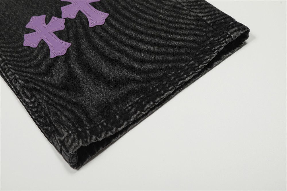 Vintage Men's vintage washed distressed cross jeans Size US 32 / EU 48 - 6 Thumbnail