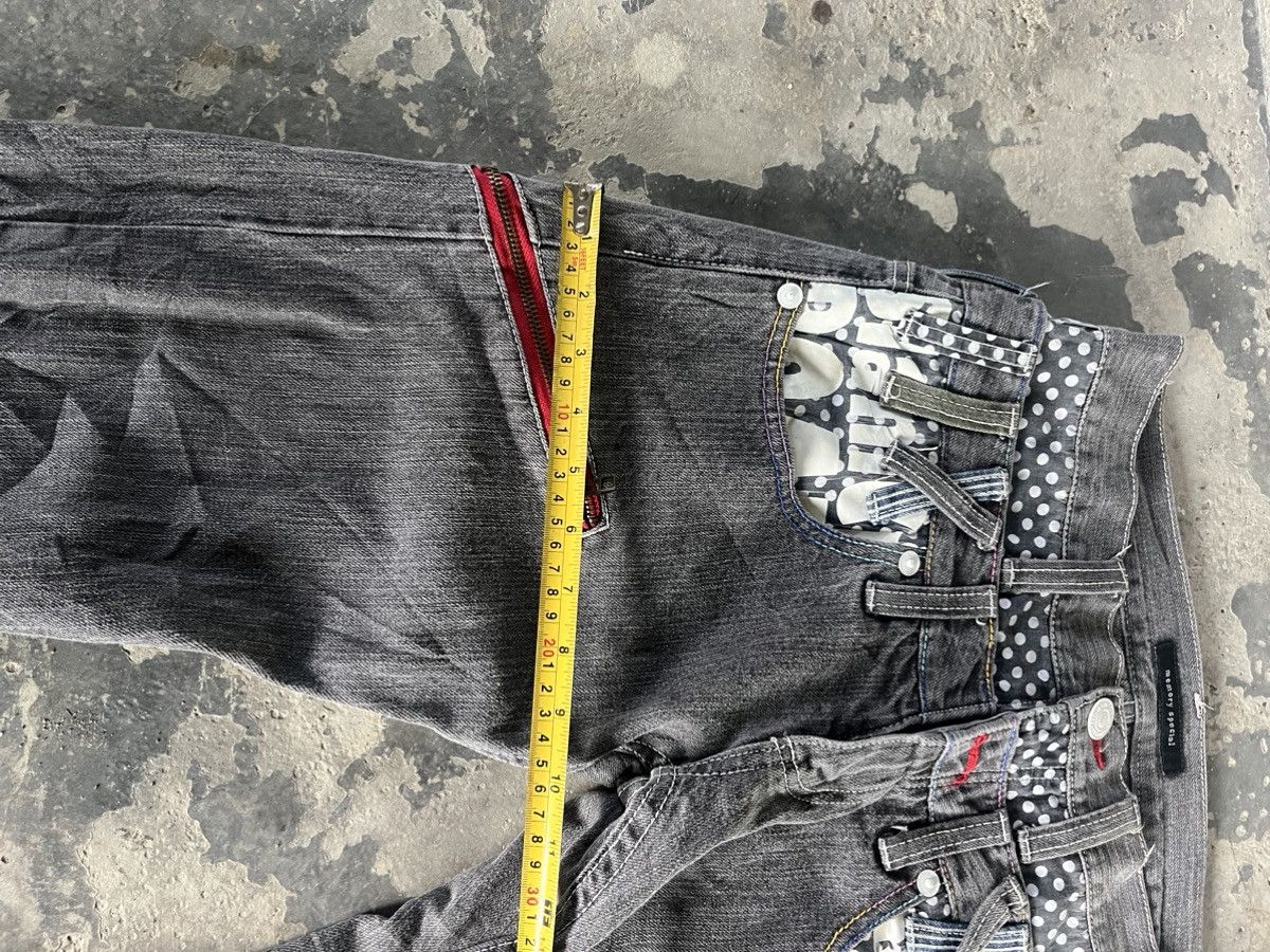If Six Was Nine × Japanese Brand × Vintage Doublewaist Crazy Denim Size US 29 - 8 Thumbnail