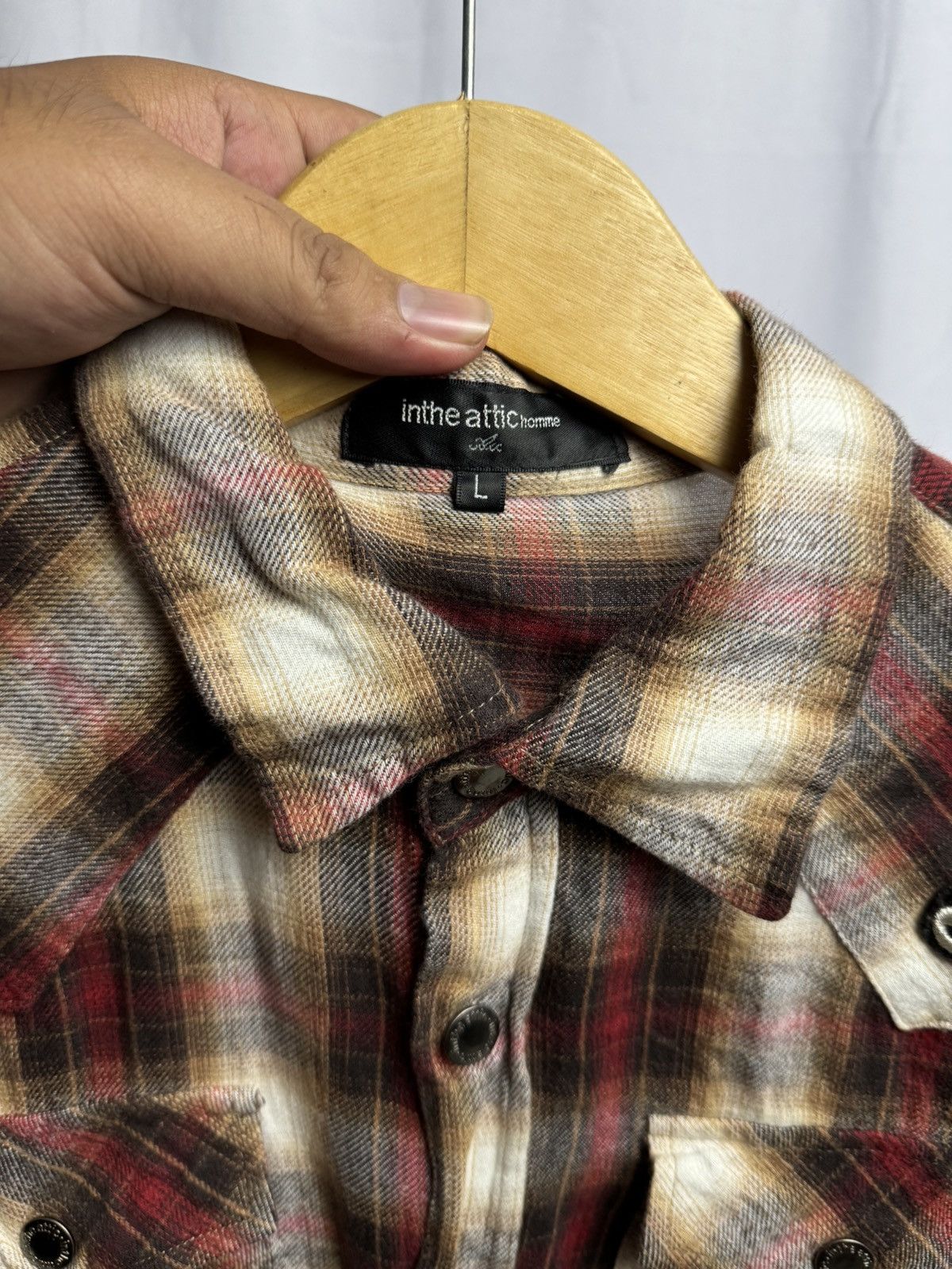If Six Was Nine × In The Attic × Japanese Brand Intheattic Poem Skulls Button Shirt Size US L / EU 52-54 / 3 - 6 Thumbnail