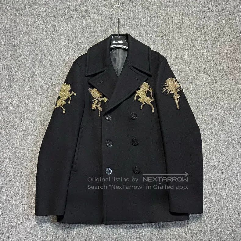 Alexander McQueen Alexander Mcqueen French gold thread embroidery woollen co Size US M / EU 48-50 / 2 - 2 Thumbnail