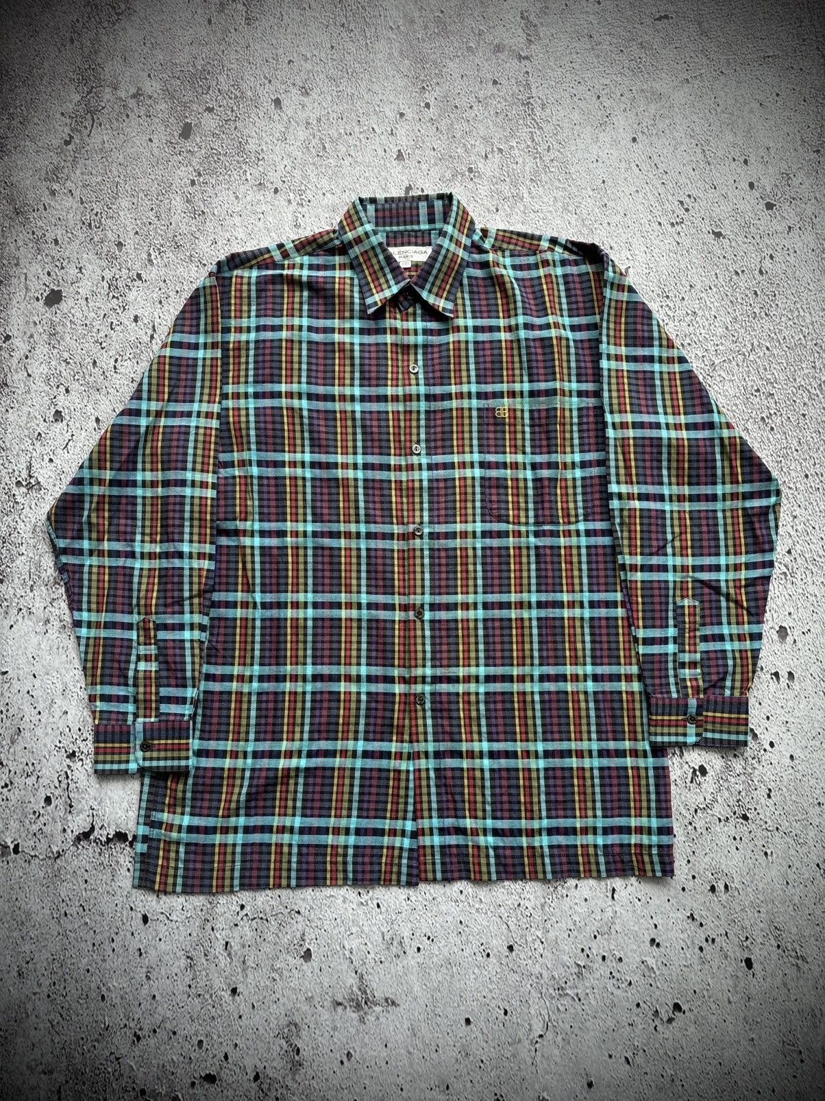 Vintage Balenciaga BB pocket Shirt