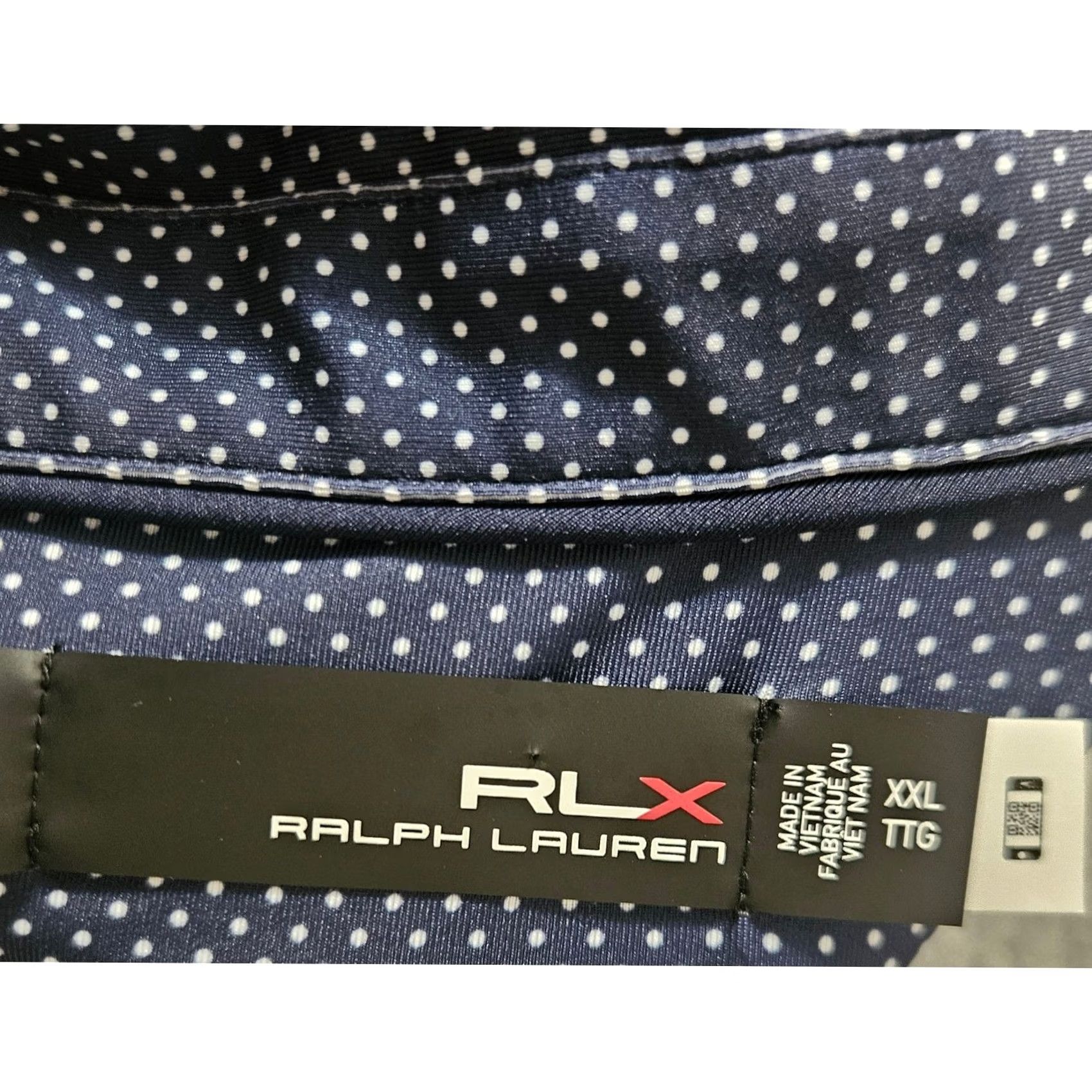 RLX Ralph Lauren RLX Ralph Lauren Men's Polo Shirt 2XL Blue Polka 2025 Ryder Cup Golf Size US XXL / EU 58 / 5 - 5 Thumbnail