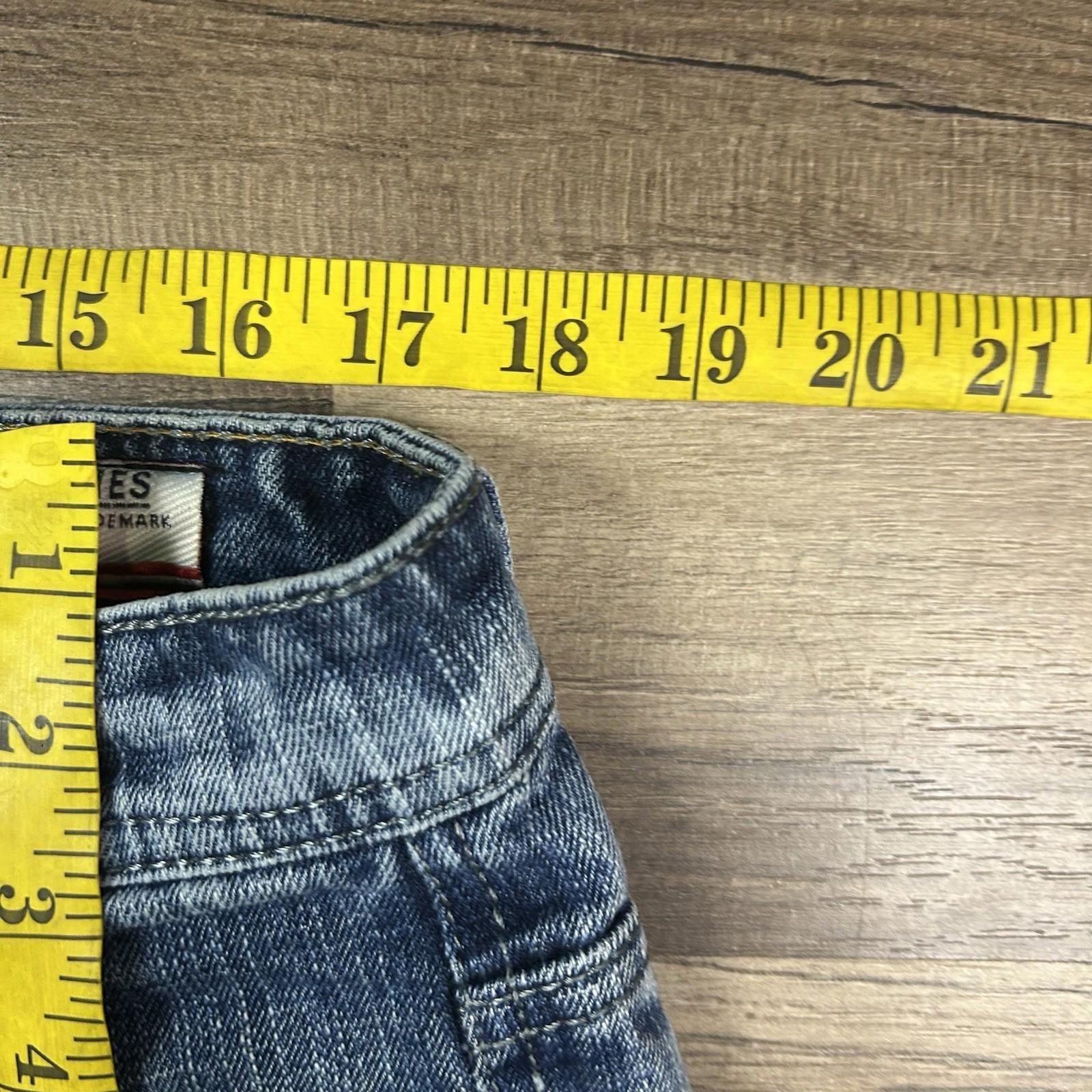Diesel Diesel Industry Jeans Mens 34x28 Denim Bootcut Blue Pants Size US 34 / EU 50 - 4 Thumbnail