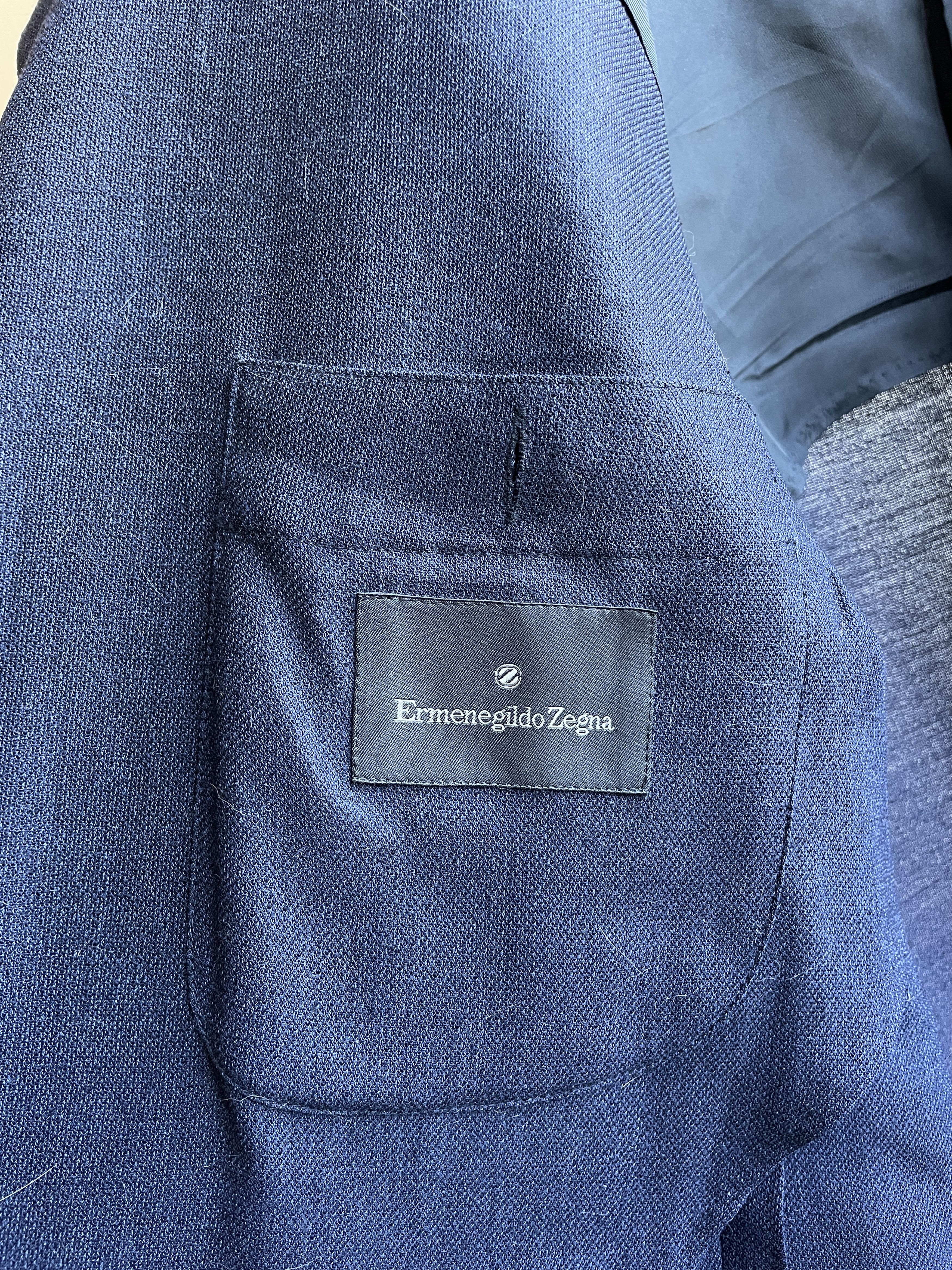 Ermenegildo Zegna Ermenegildo Zegna Vintage Half Lined Wool Blazer Size EUR 50 Size 40R - 7 Thumbnail