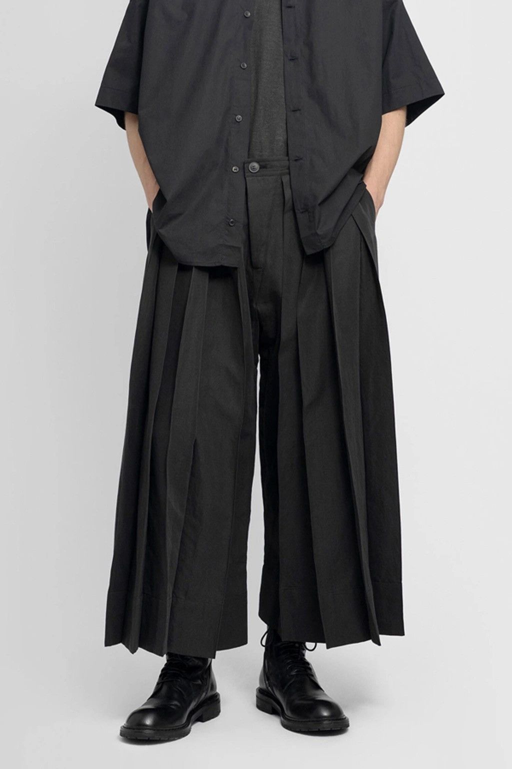 Jan Jan Van Essche Jan Jan Van Essche #74 Anthracite Hakama Trouser Size US 36 / EU 52 - 2 Thumbnail