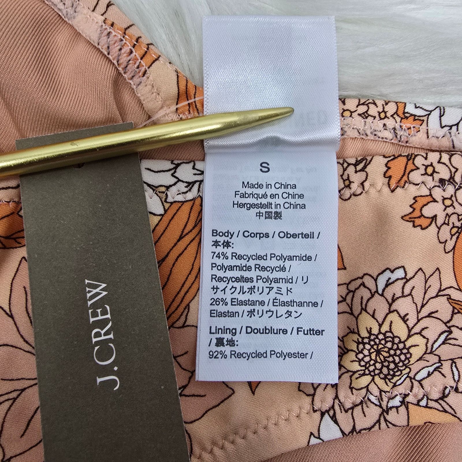 J.Crew J. Crew Hipster curved-waist cheeky bikini bottom floral S Size ONE SIZE - 9 Thumbnail
