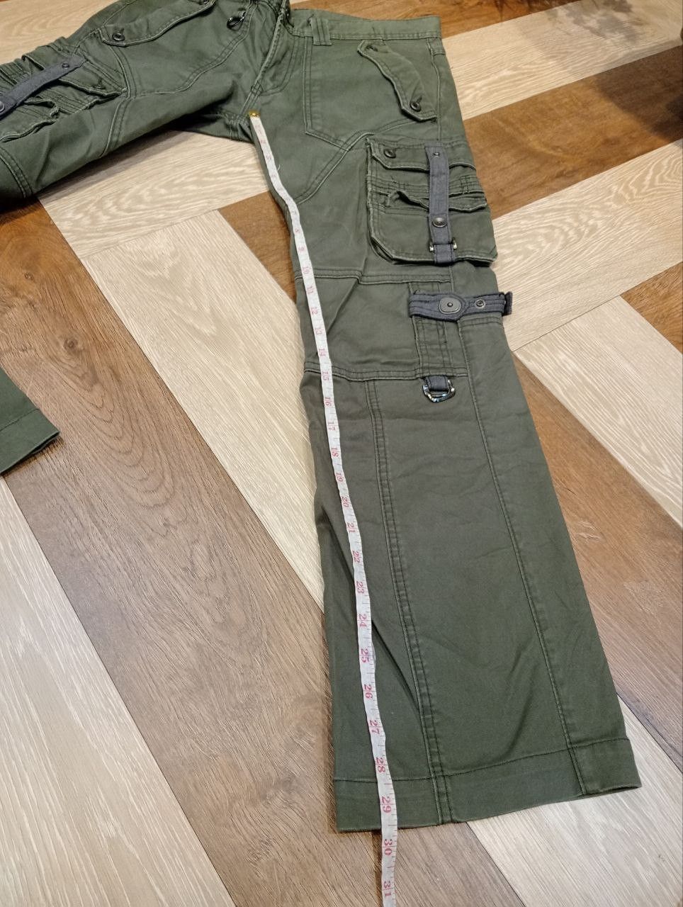 HIDEAWAYS JAPANESE HIDEAWAYS NICOLE MULTIPOCKET BANDAGE FLARED PANTS Size US 35 - 15 Thumbnail
