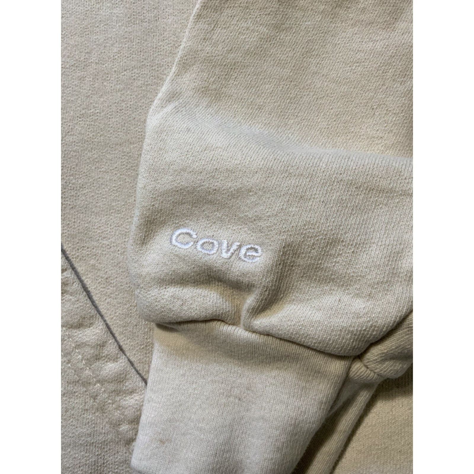 Vintage Cove Heavyweight Pullover Hoodie M Cotton Beige Mens Size US M / EU 48-50 / 2 - 7 Thumbnail