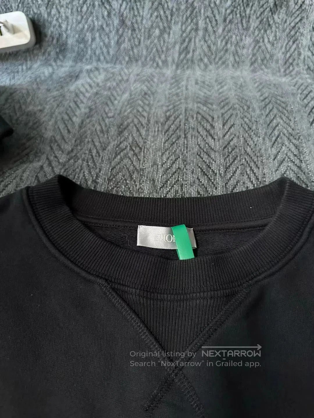 Dior Dior Flocked Logo Sweatshirt. Size US XXL / EU 58 / 5 - 3 Thumbnail