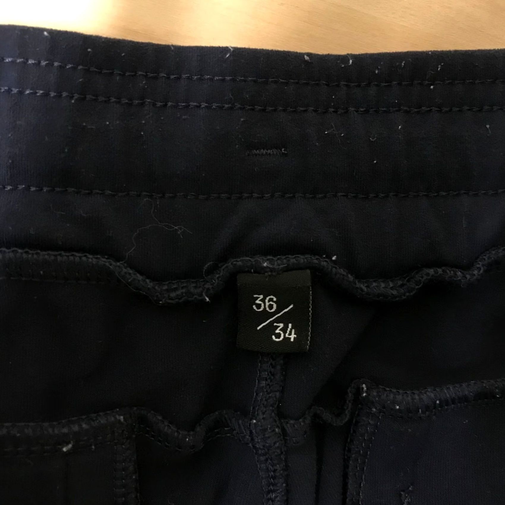 Vintage PUBLIC REC Pants Mens M NAVY MEN ELASTIC WAIST NYLON BLEND PULL Size US 31 - 7 Thumbnail