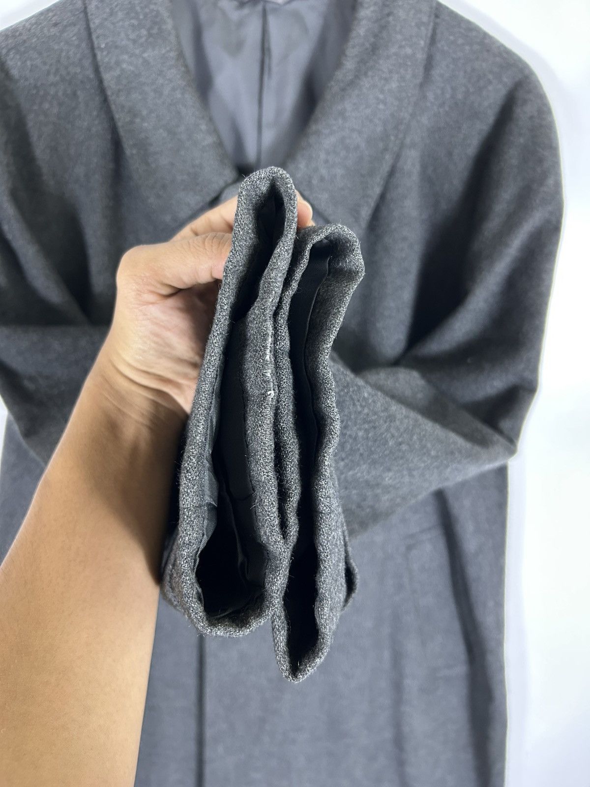 Extreme Cashmere × Japanese Brand × Vintage ⚡️Vintage Emil Klein Cashmere Button Long Coat Size US L / EU 52-54 / 3 - 6 Thumbnail