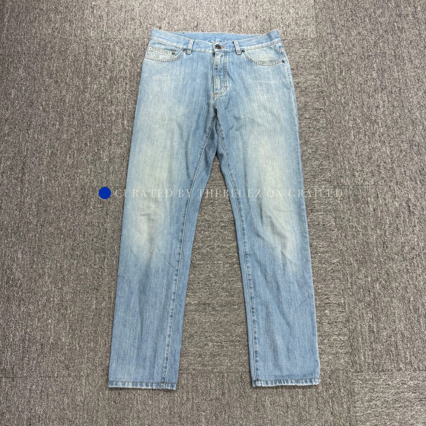 Ermenegildo Zegna Distressed Blue Jeans in Size 32 Size US 32 / EU 48 - 1 Thumbnail