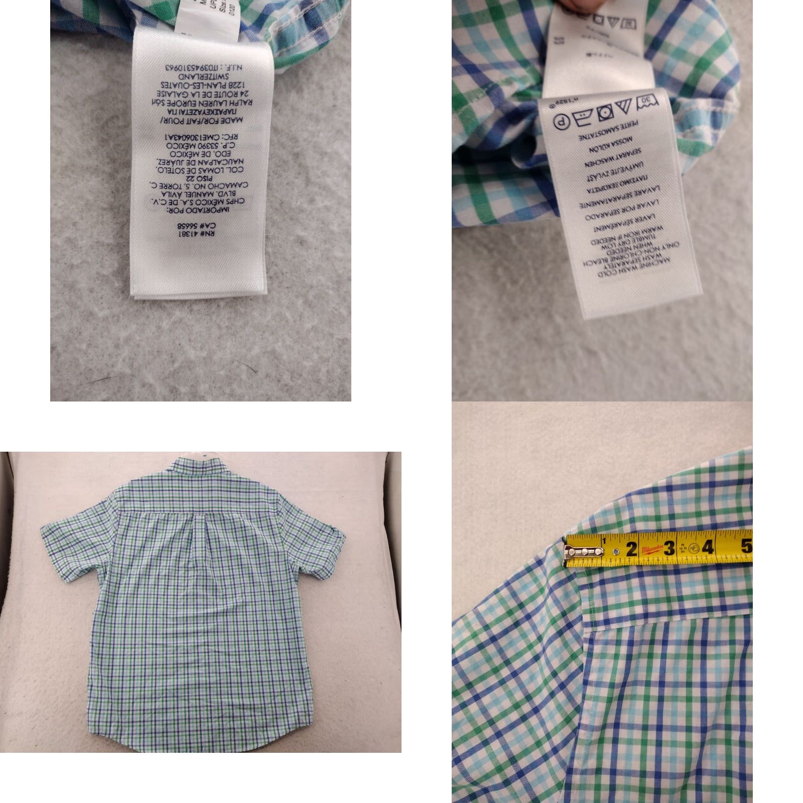 Chaps Chaps Shirt Mens XL Plaid Button-Down Multicolor Colorful Classic Size US XL / EU 56 / 4 - 8 Thumbnail