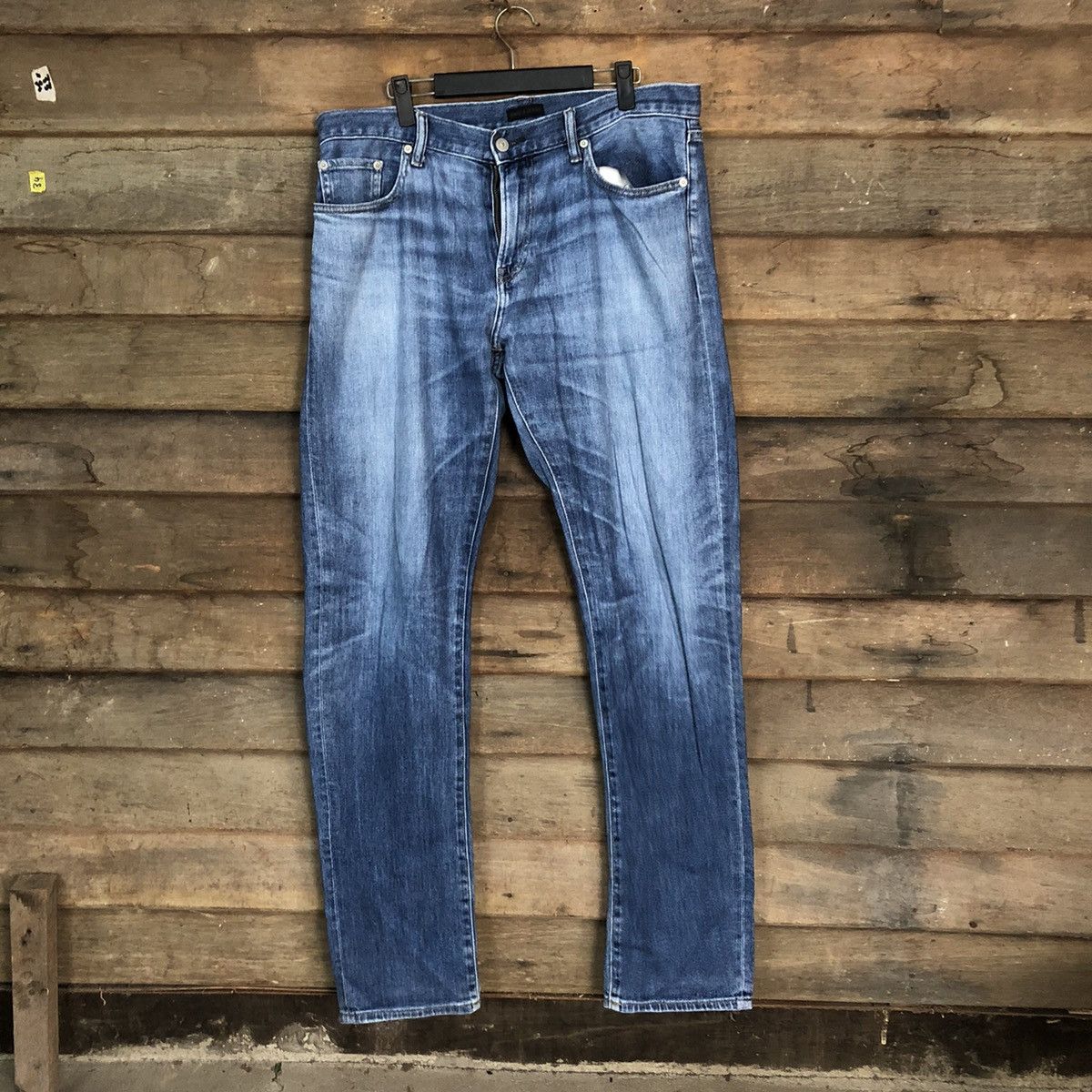 Comoli × Japanese Brand 2020SS Comoli Belted Denim Pants Indigo 3 