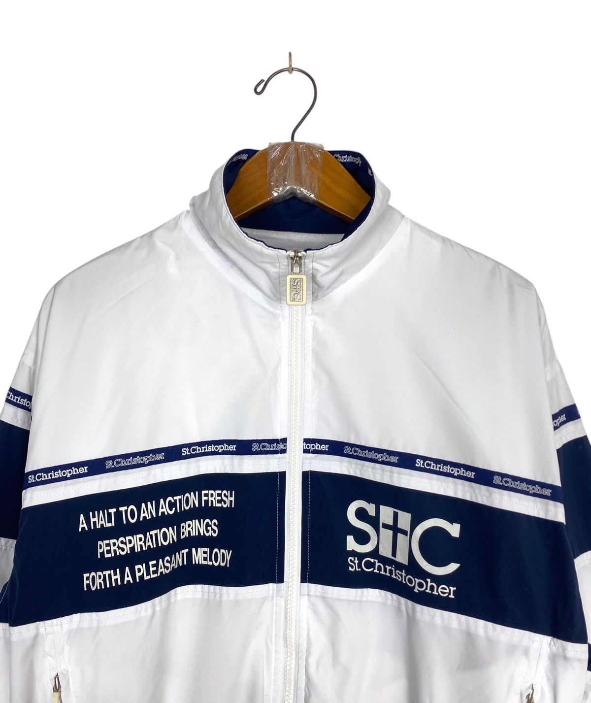 Japanese Brand Rare‼️ St Christopher Bomber Jacket Made in Japan Size US S / EU 44-46 / 1 - 4 Thumbnail
