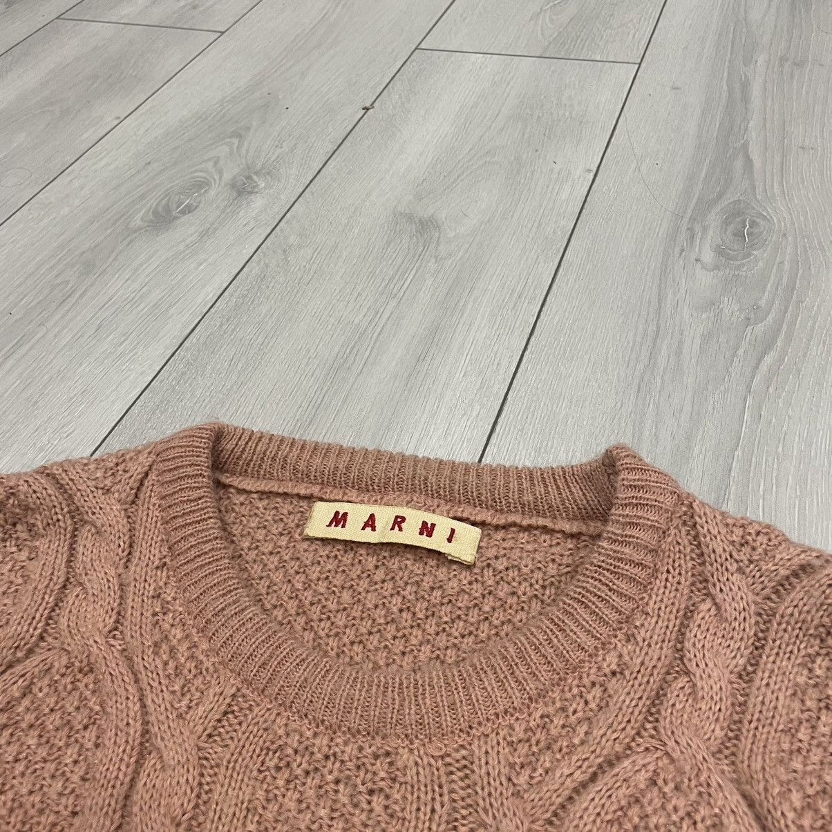If Six Was Nine Oversized Marni sweater knitted baggy tundra old Cardigan Size S / US 4 / IT 40 - 3 Thumbnail