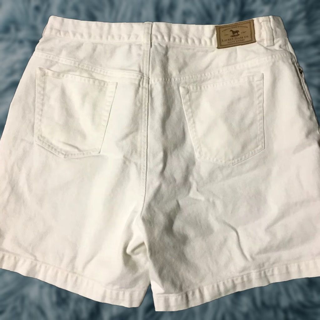 Polo Ralph Lauren VINTAGE Polo Ralph Lauren Shorts Women 12 White Sailing Nautical 90s Beach USA Size 34" / US 12 / IT 48 - 1 Thumbnail