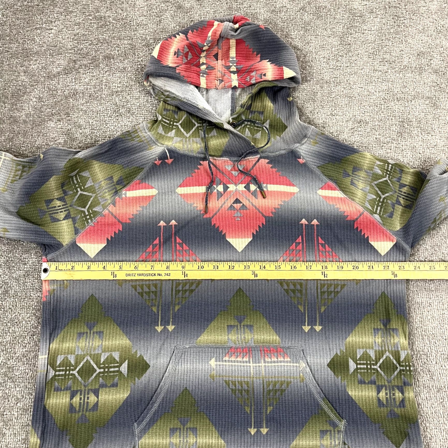 Chaps CHAPS Jacket Womens XL Aztec Southwestern Lightweight Hoodie Pullover Size XL / US 12-14 / IT 48-50 - 4 Thumbnail