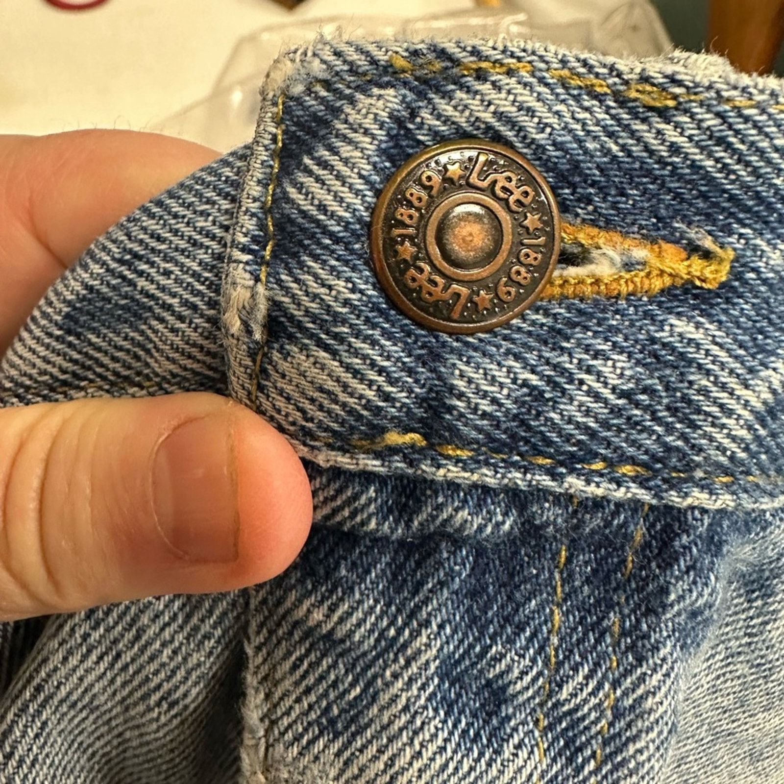 Lee Vintage Lee Straight Leg Jeans Size US 36 / EU 52 - 3 Thumbnail