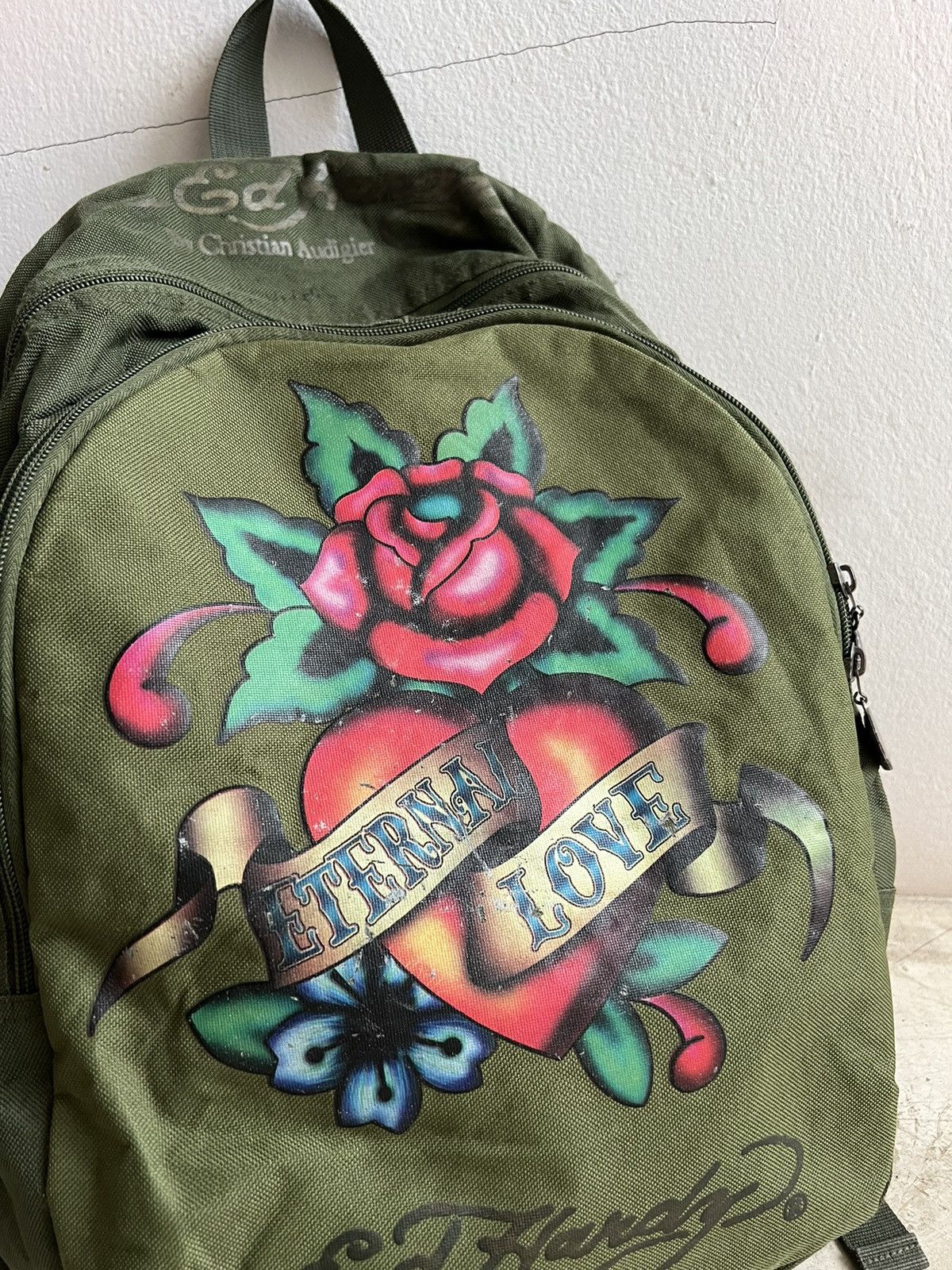 Ed Hardy × Vintage SOLD* Y2k Ed Hardy Backpack Size ONE SIZE - 2 Thumbnail