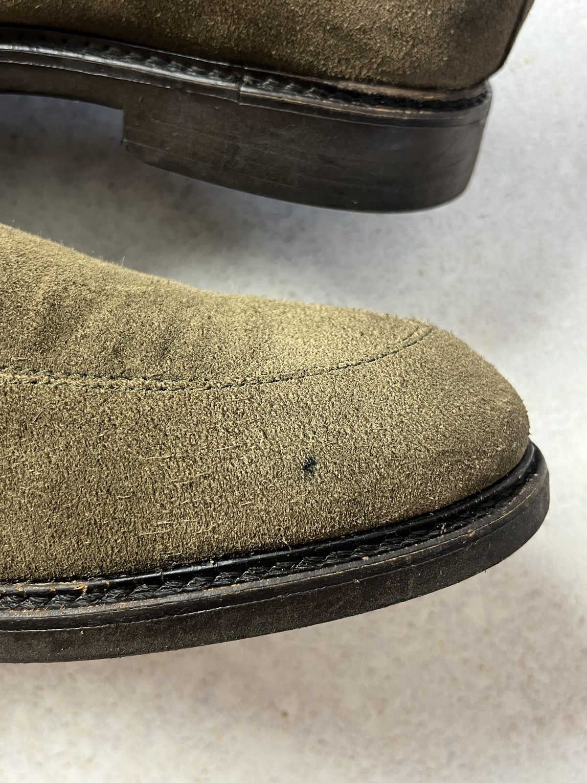 Hackett DDP Hackett London Mens Khaki Suede Chukka Boots Size US 9 / EU 42 - 7 Thumbnail