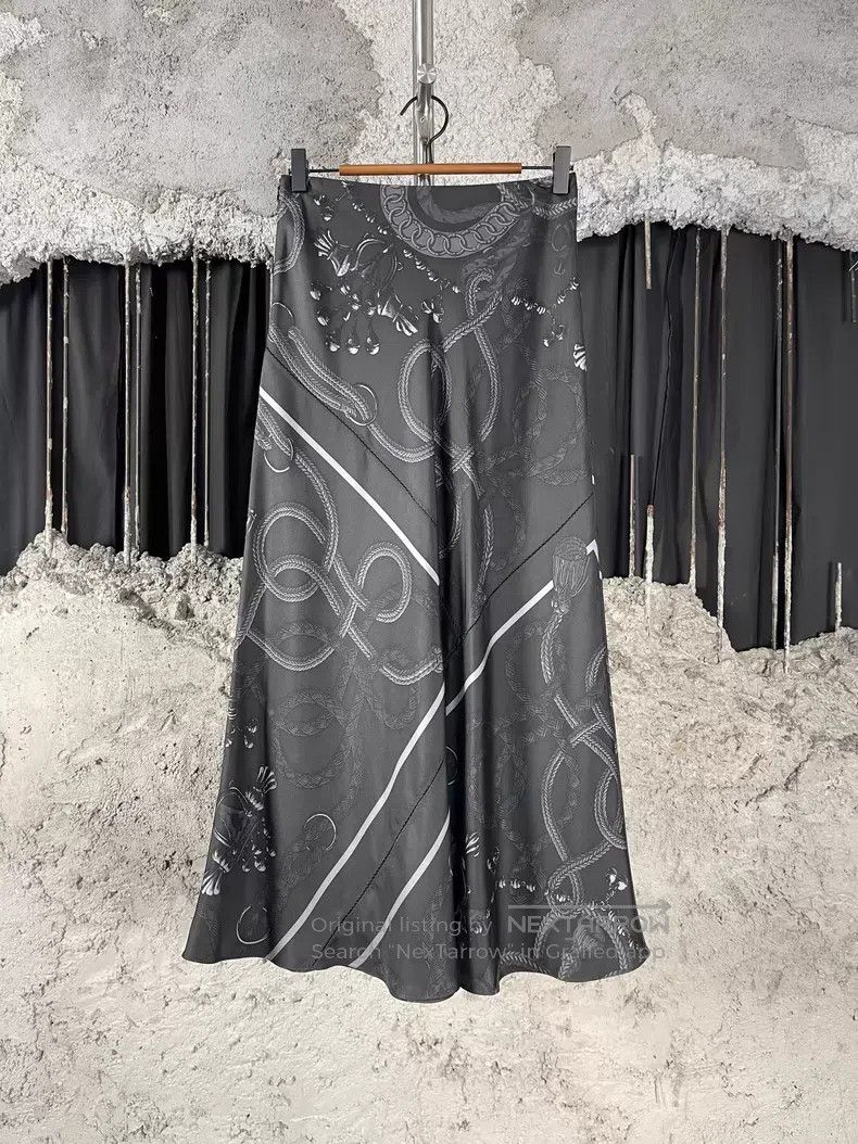 Hermes Hermes Silk long dress Size 42" / US 20 - 1 Thumbnail