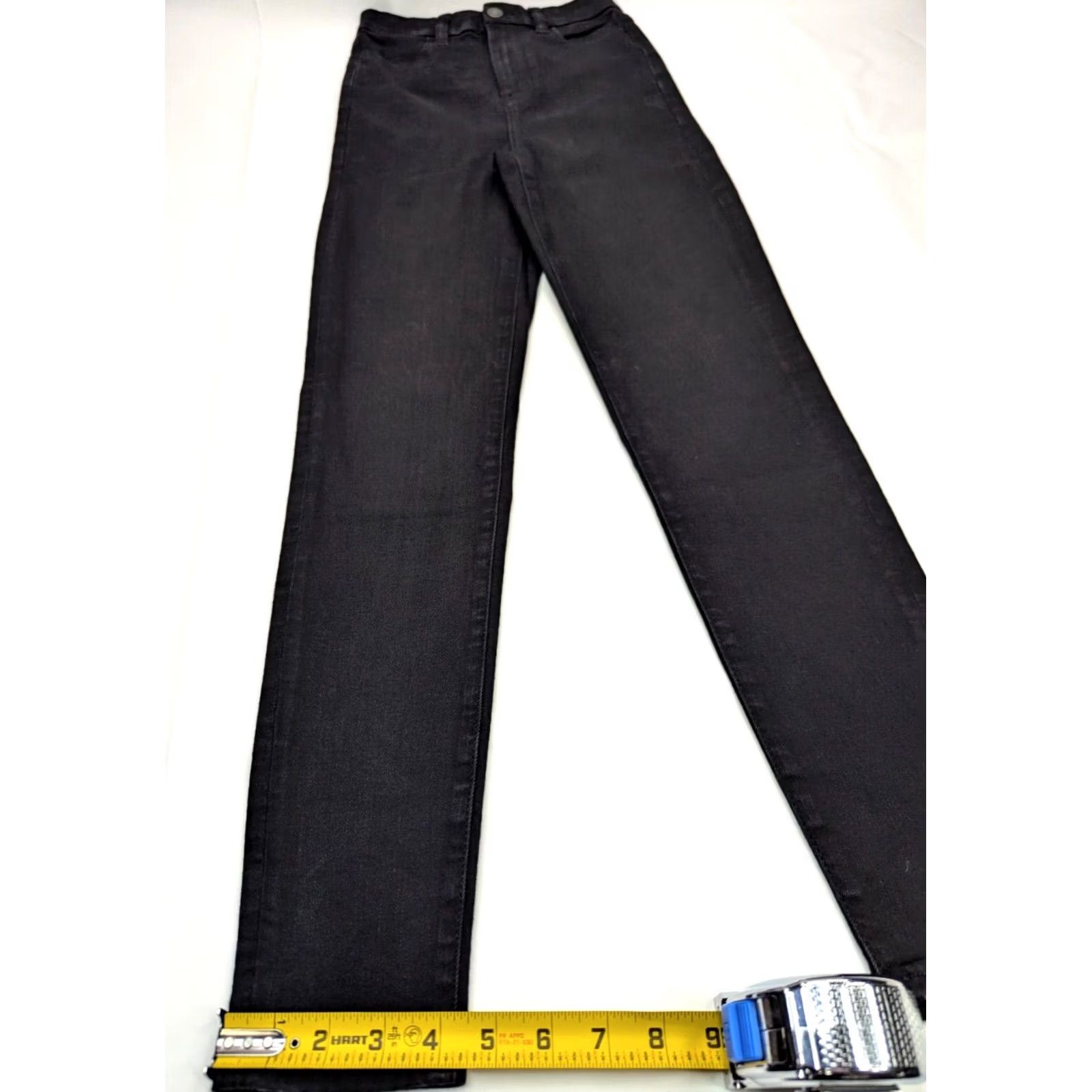 American Eagle Outfitters American Eagle Outfitters Jegging Black Denim 00 Reg Womens Stretch High Rise 29 Inseam 5-Pocket Denim Jeans Size 24" / US 00 / IT 34 - 2 Thumbnail