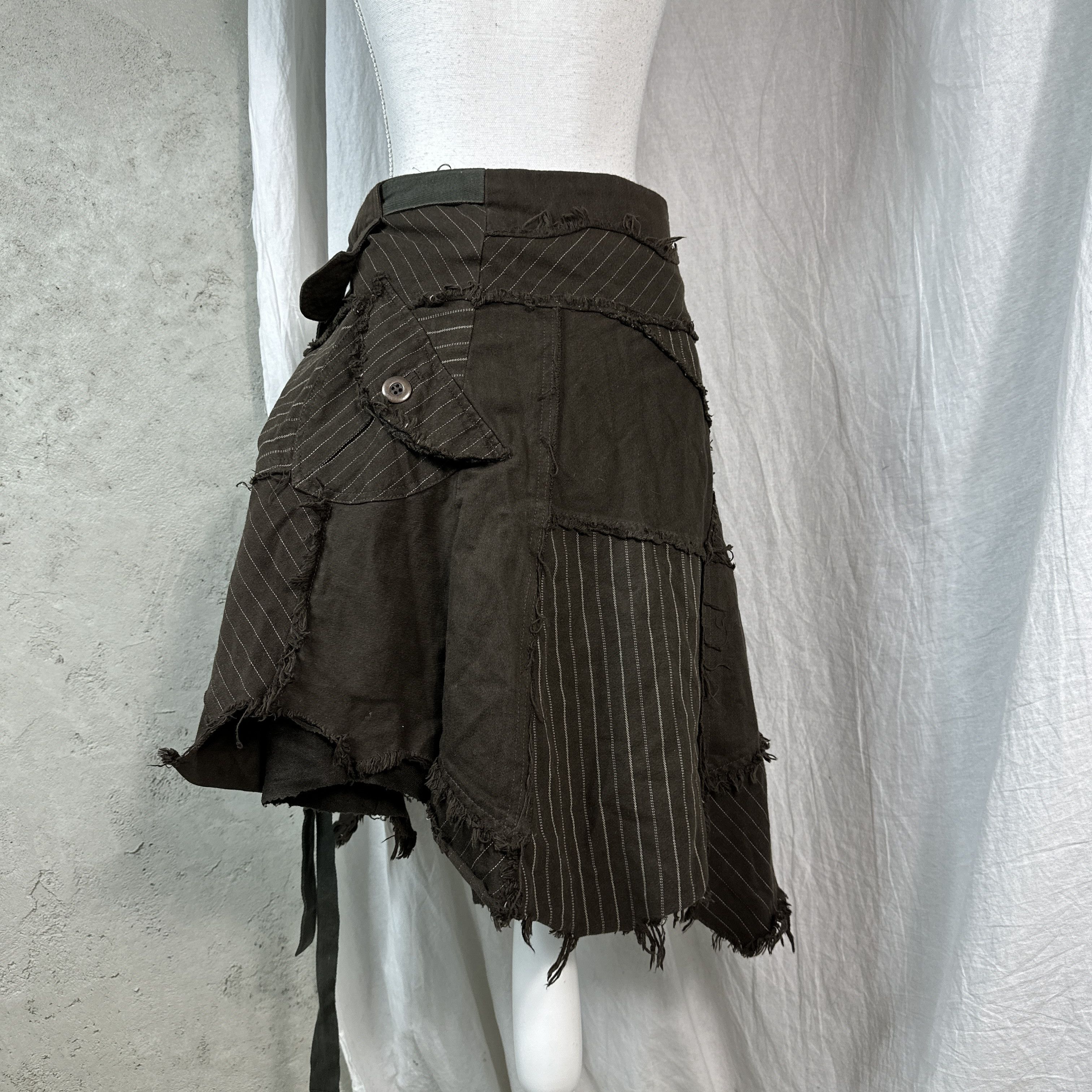 Vintage Asymmetrical Vintage Avant Garde Skirt Size 30" / US 8 / IT 44 - 8 Thumbnail