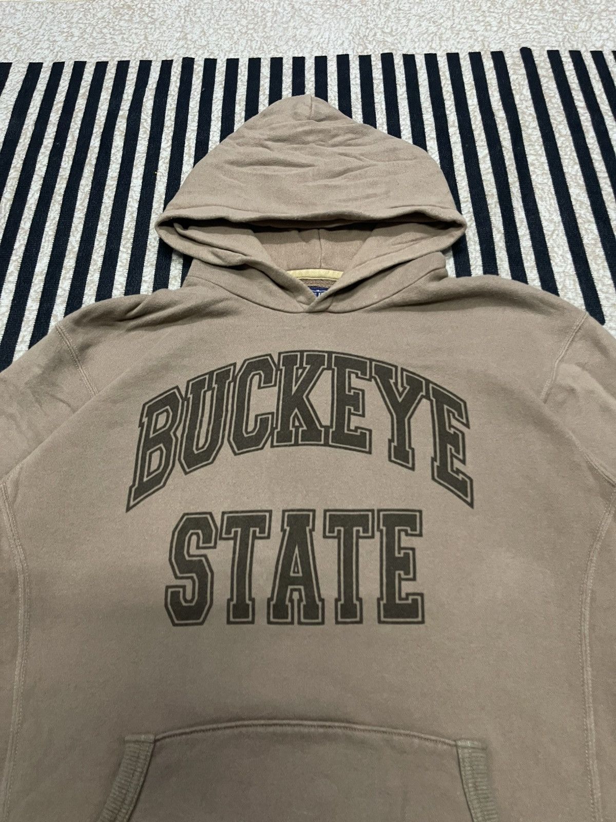 The Flat Head 2000s THE FLAT HEAD BUCKEYE STATE SUN FADED HOODIE Size US M / EU 48-50 / 2 - 6 Thumbnail