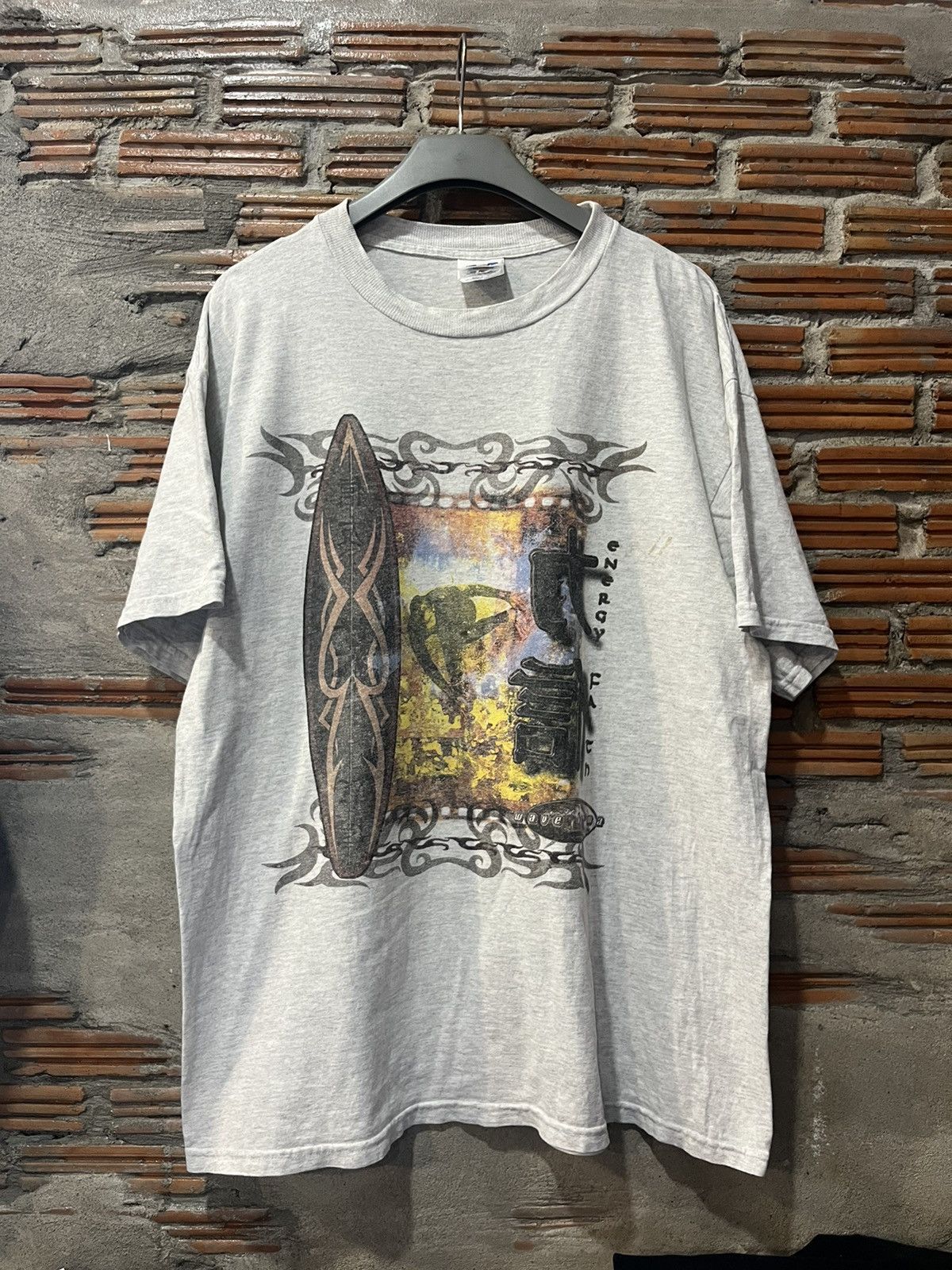 Vintage Vintage Energy Faith Collection Wave Karma 00’s surf Tshirt Size US XL / EU 56 / 4 - 2 Thumbnail